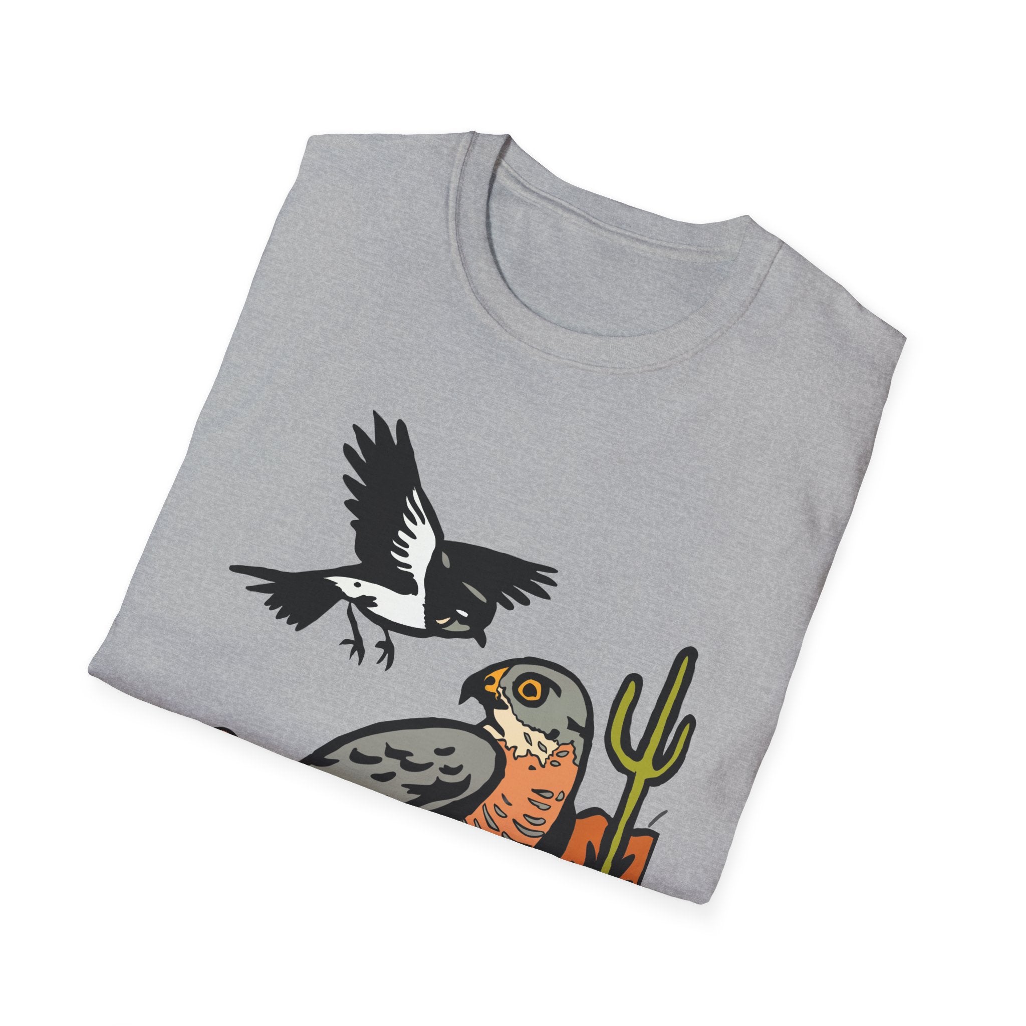 Desert Hawk Tee — 'Poco Bueno' Bird Graphic T-Shirt