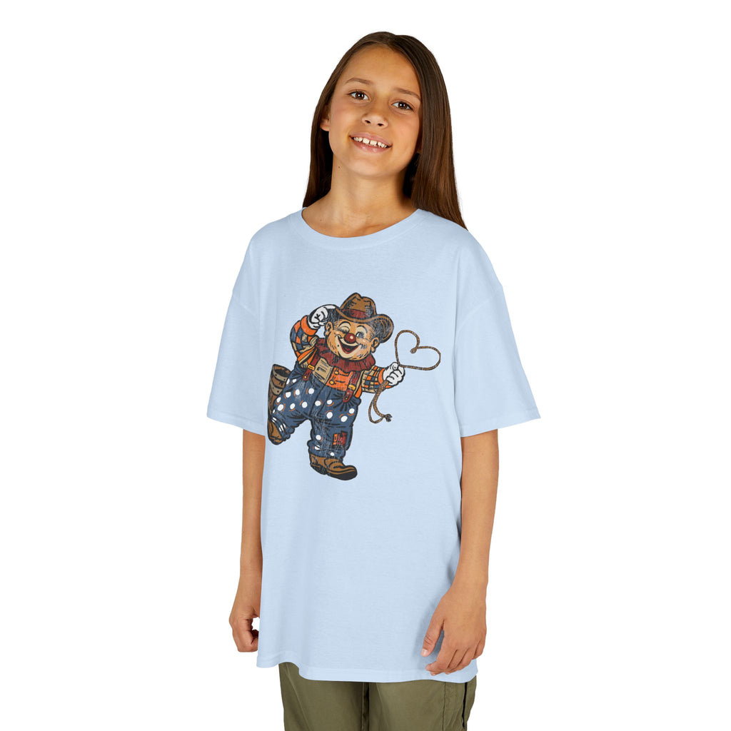 Poco Pete The Cowboy of Love Kids T‑Shirt — Retro Western Heavy Cotton Tee