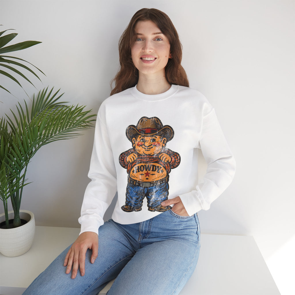 Howdy Poco Pete Sweatshirt - Vintage Western Graphic Crewneck