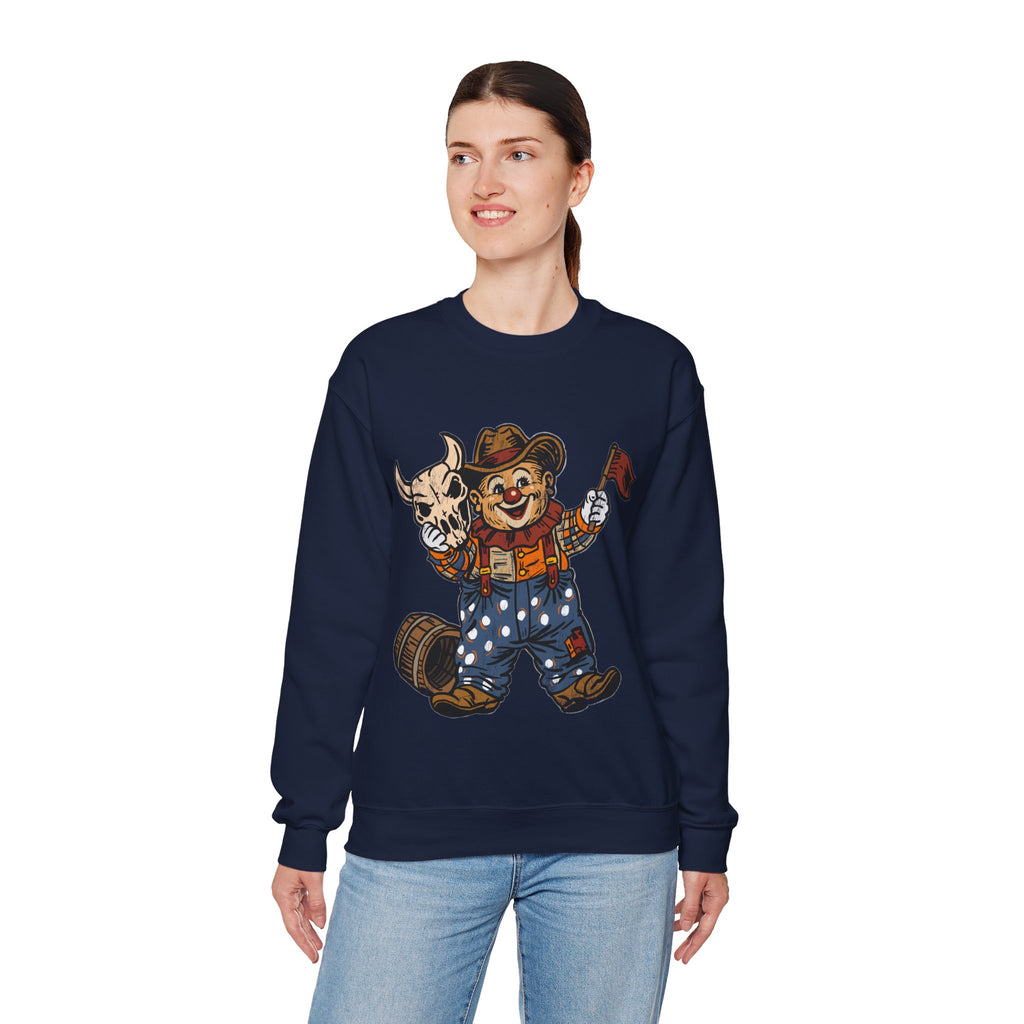 Poco Pete "Just a Clown" Pullover — Retro Western Crewneck Sweatshirt