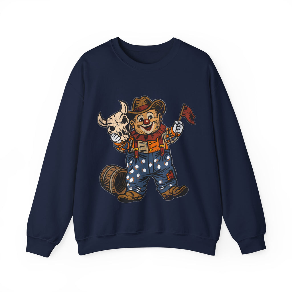Poco Pete "Just a Clown" Pullover — Retro Western Crewneck Sweatshirt