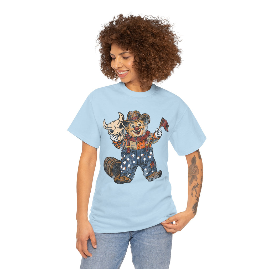 Poco Pete "Just a Clown" T‑Shirt — Retro Western Heavy Cotton Tee