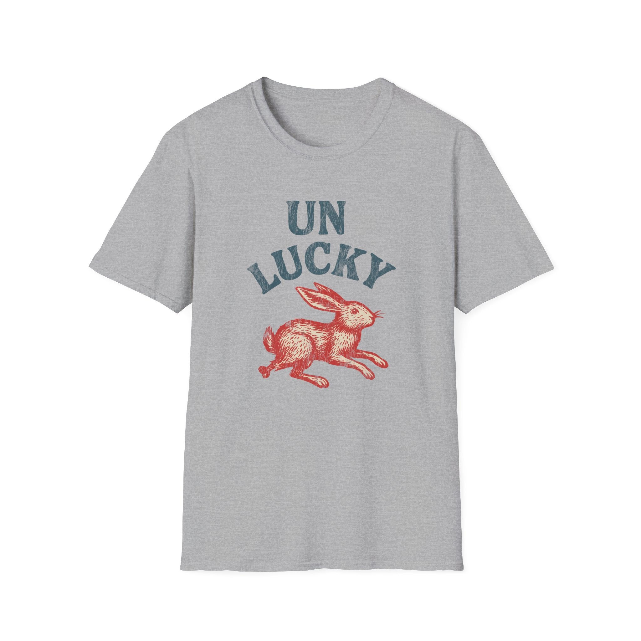 "Unlucky" Vintage Rabbit Graphic T-Shirt