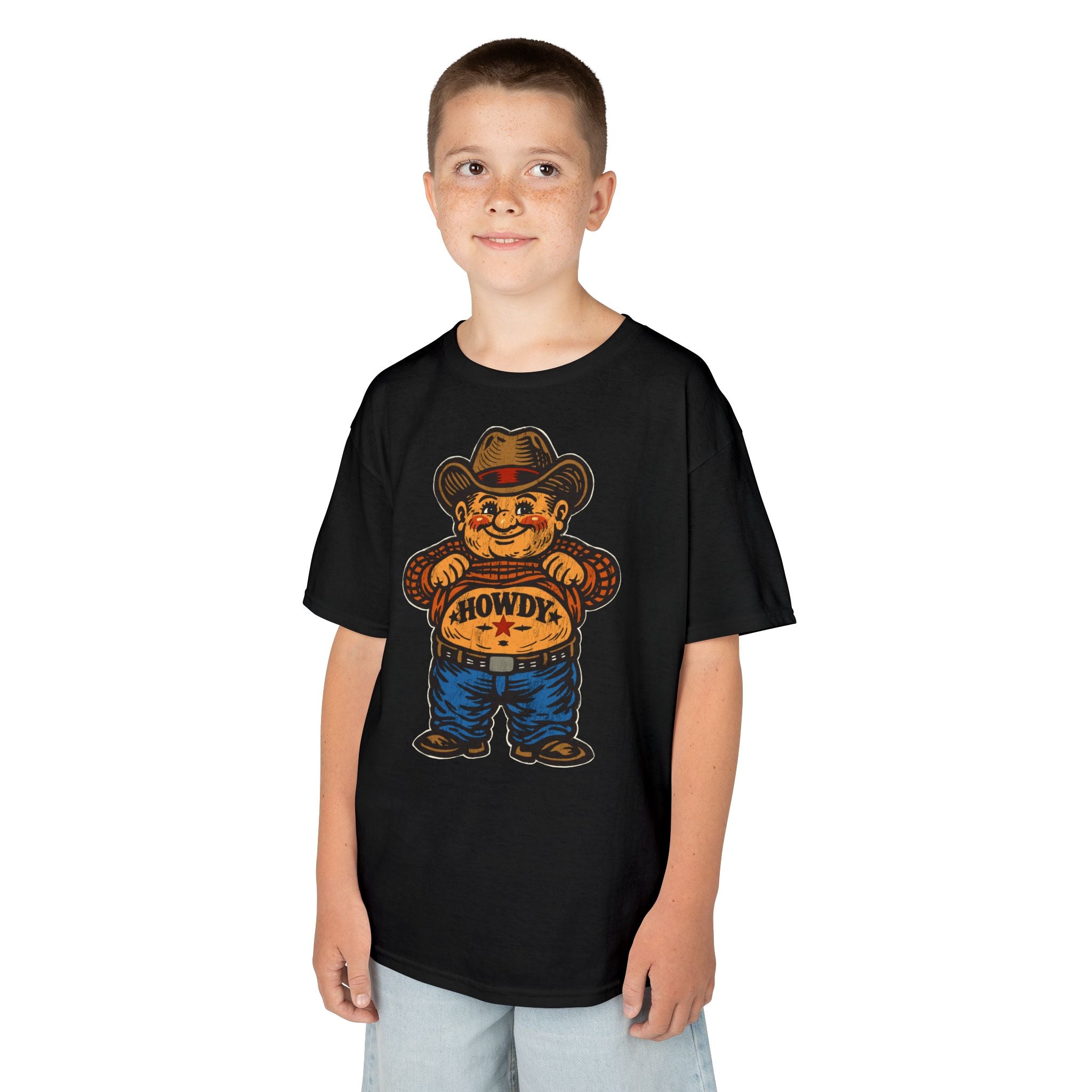 Howdy Poco Pete Kids Tee — Cowboy Graphic T-shirt