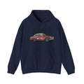 Ferrari America Classic Car Hoodie – Vintage Red Sports Car Graphic Sweatshirt