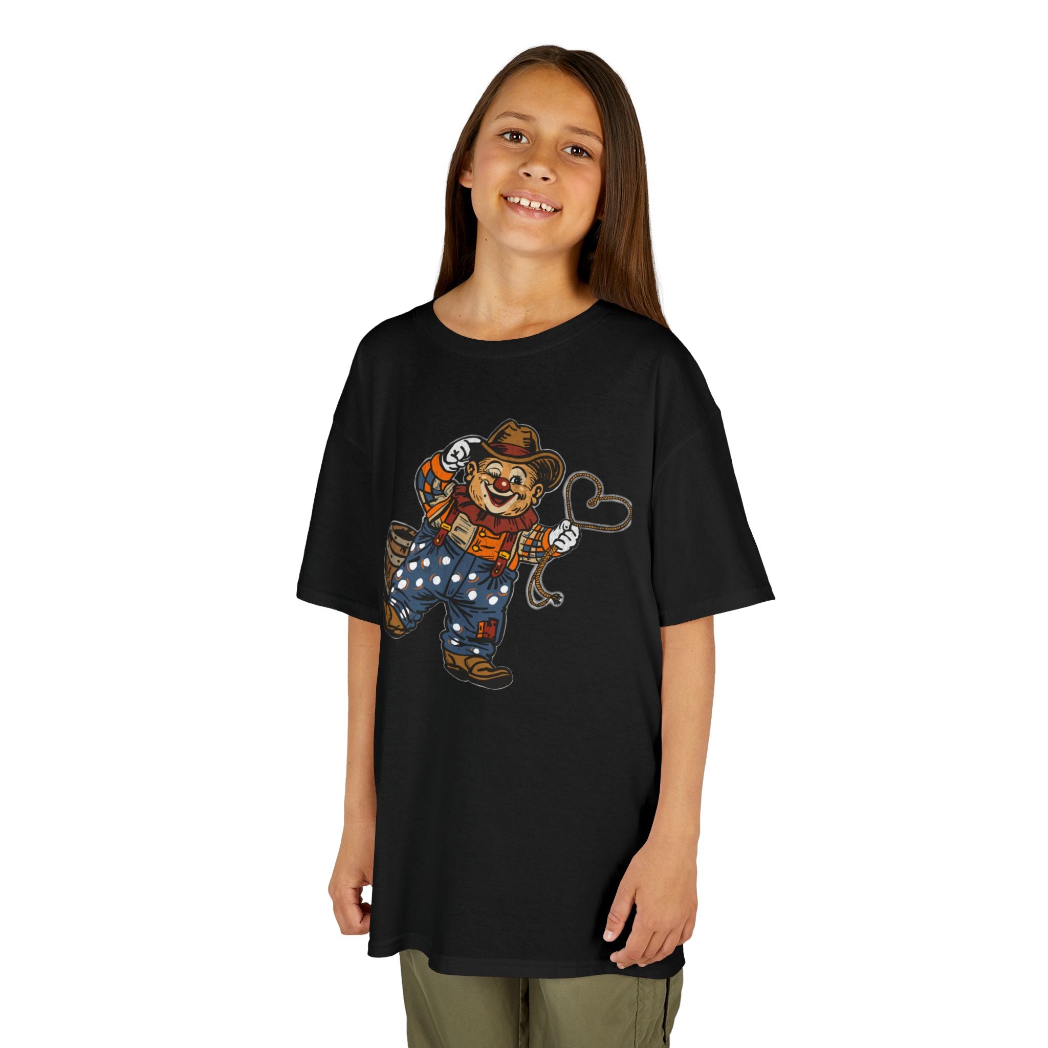 Poco Pete The Cowboy of Love Kids T‑Shirt — Retro Western Heavy Cotton Tee