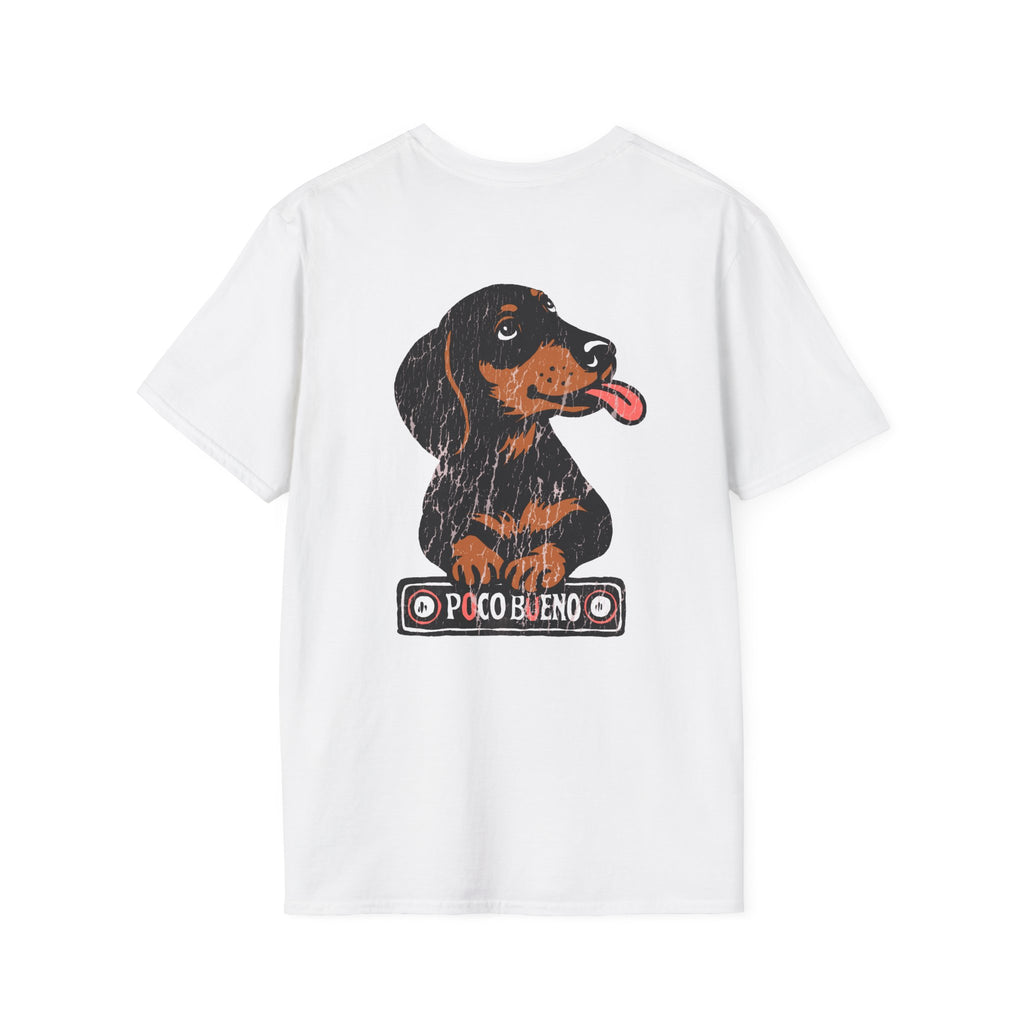 Waylon The Dachshund Graphic T-Shirt — 'Poco Bueno' Cute Dog Vintage Tee