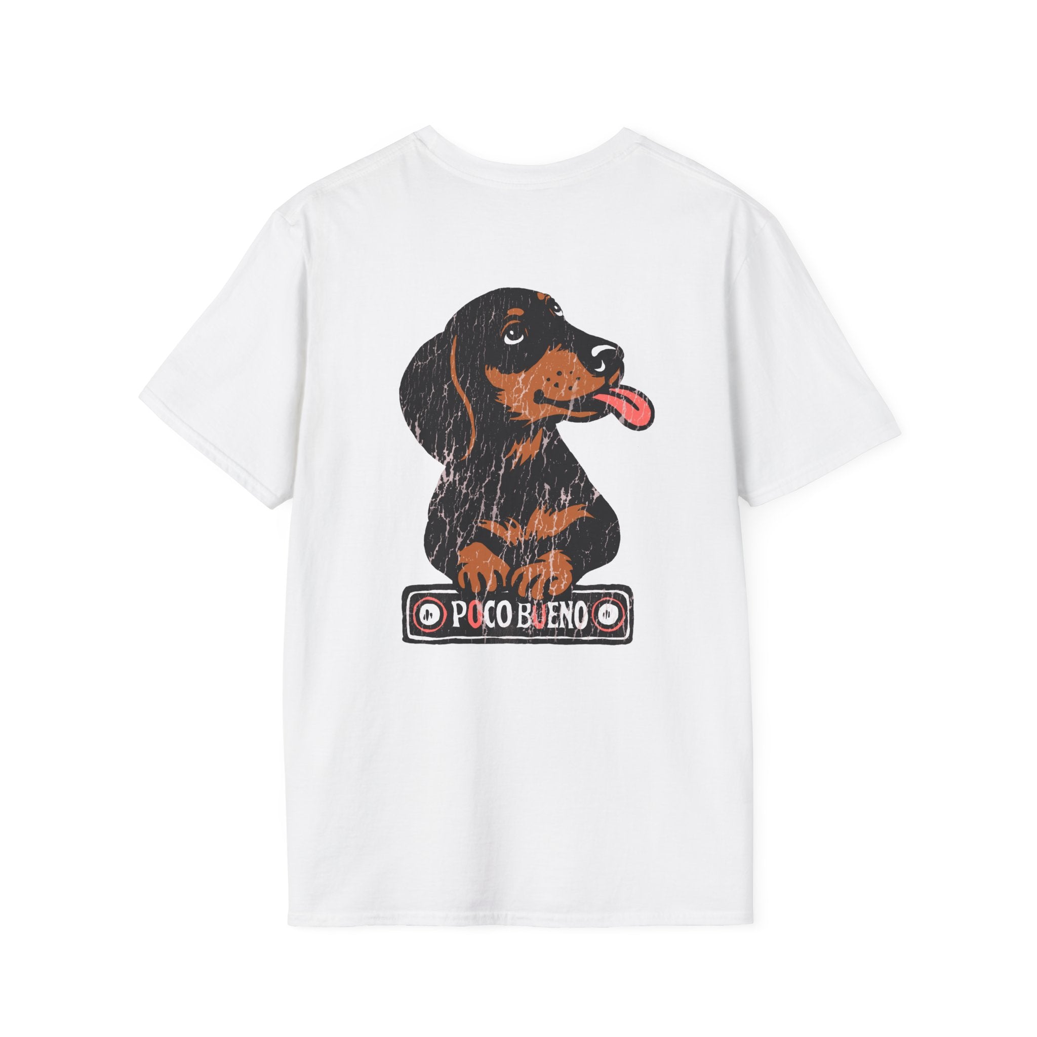Waylon The Dachshund Graphic T-Shirt — 'Poco Bueno' Cute Dog Vintage Tee