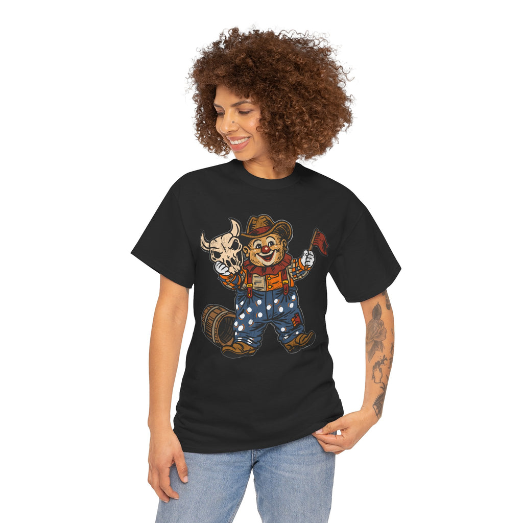 Poco Pete "Just a Clown" T‑Shirt — Retro Western Heavy Cotton Tee