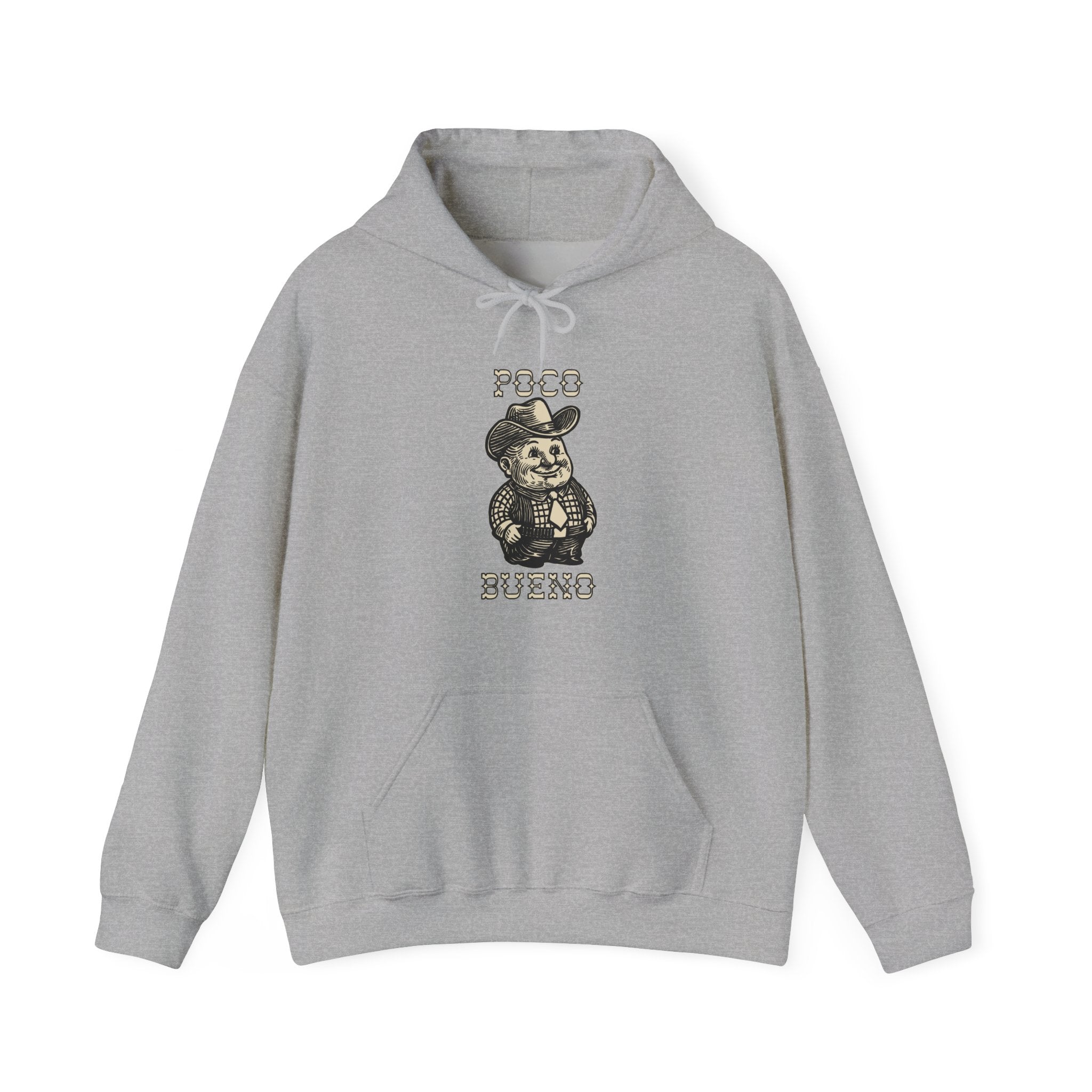 Poco Bueno Pete Hoodie — Vintage Western Graphic Sweatshirt