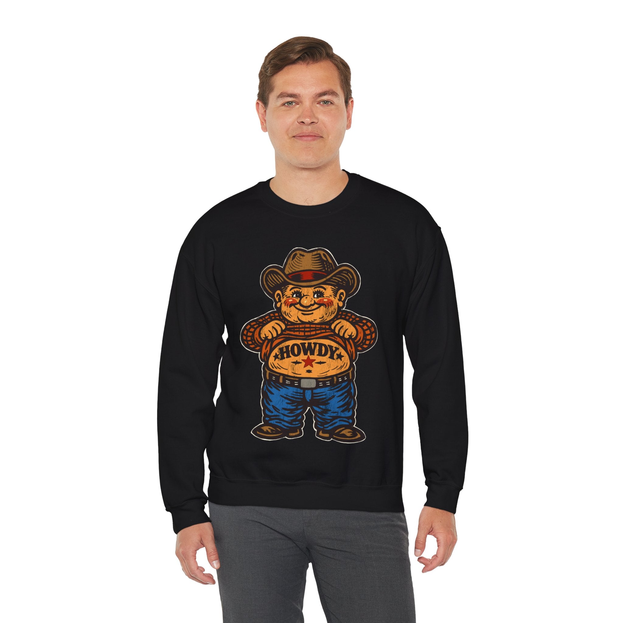 Howdy Poco Pete Sweatshirt - Vintage Western Graphic Crewneck