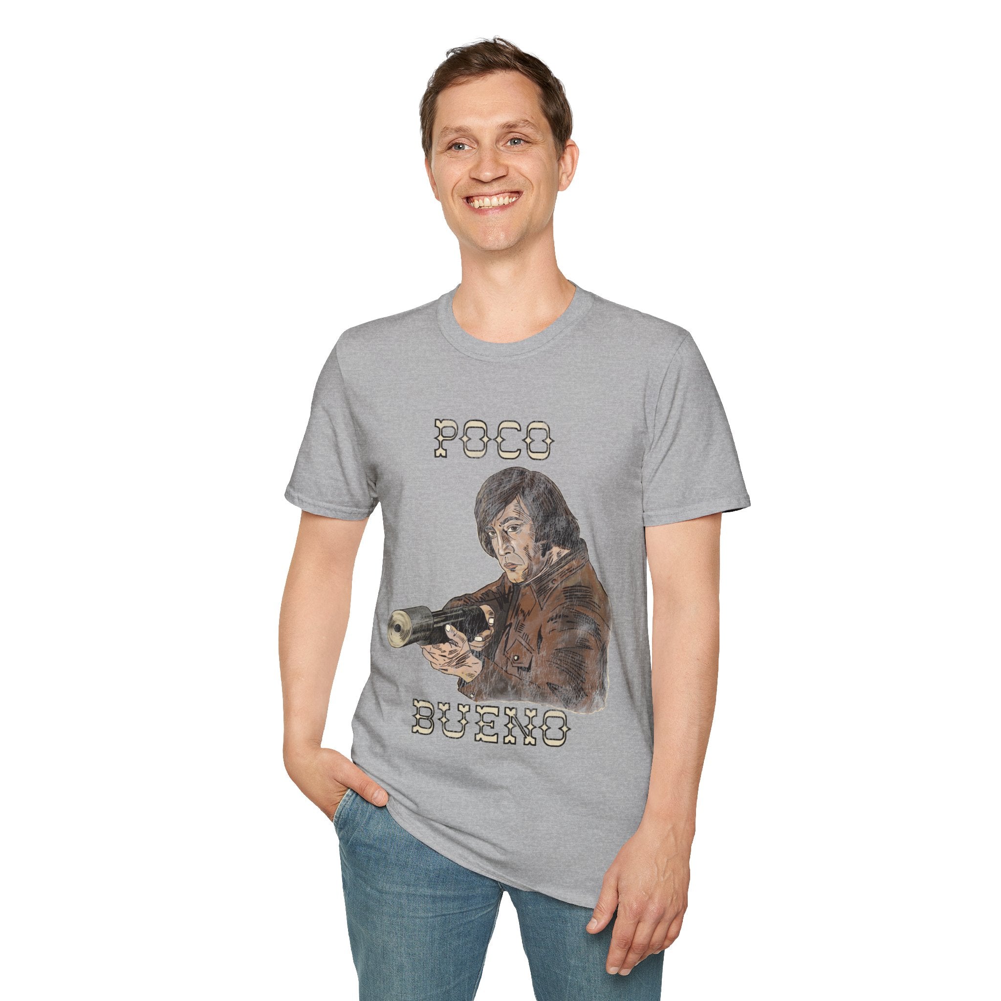 No Country For Old Men Graphic T-Shirt — Anton Vintage Western Rancher Tee