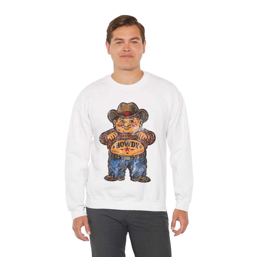 Howdy Poco Pete Sweatshirt - Vintage Western Graphic Crewneck