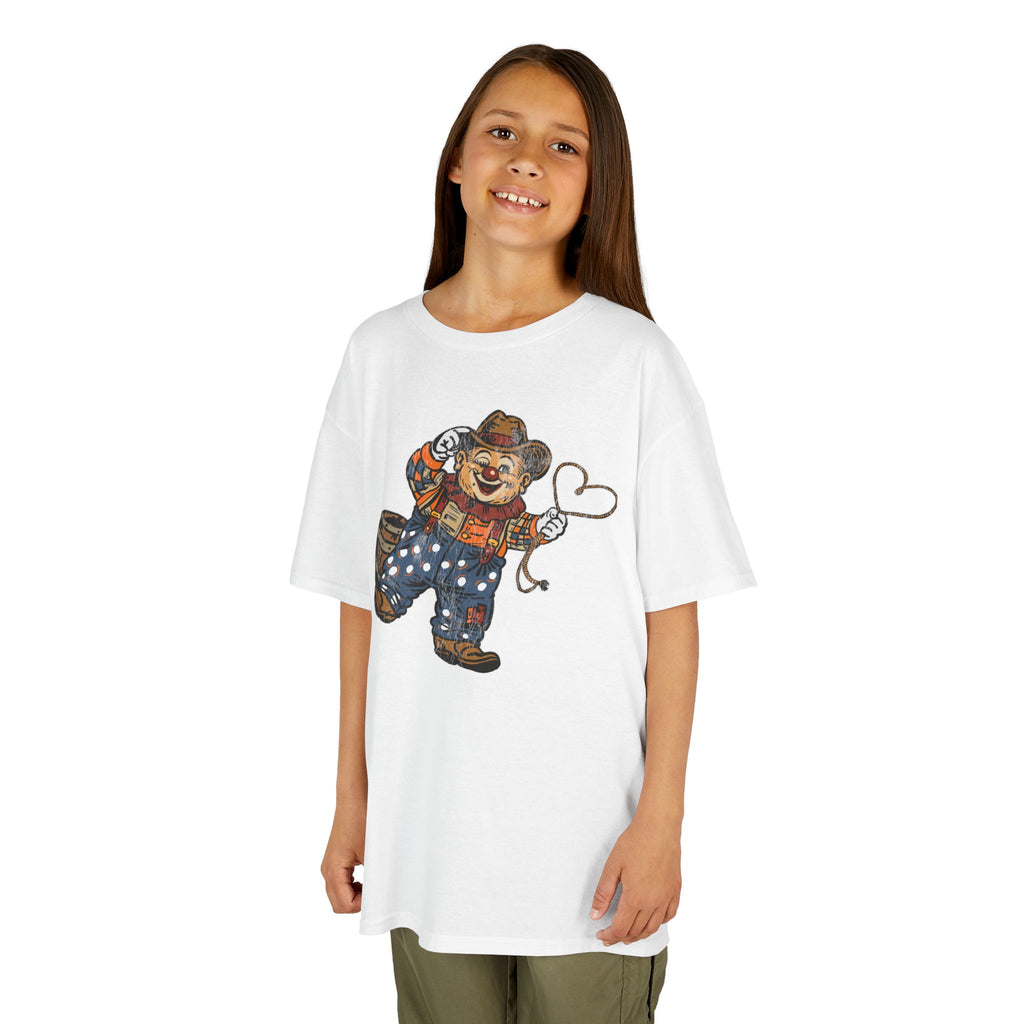 Poco Pete The Cowboy of Love Kids T‑Shirt — Retro Western Heavy Cotton Tee