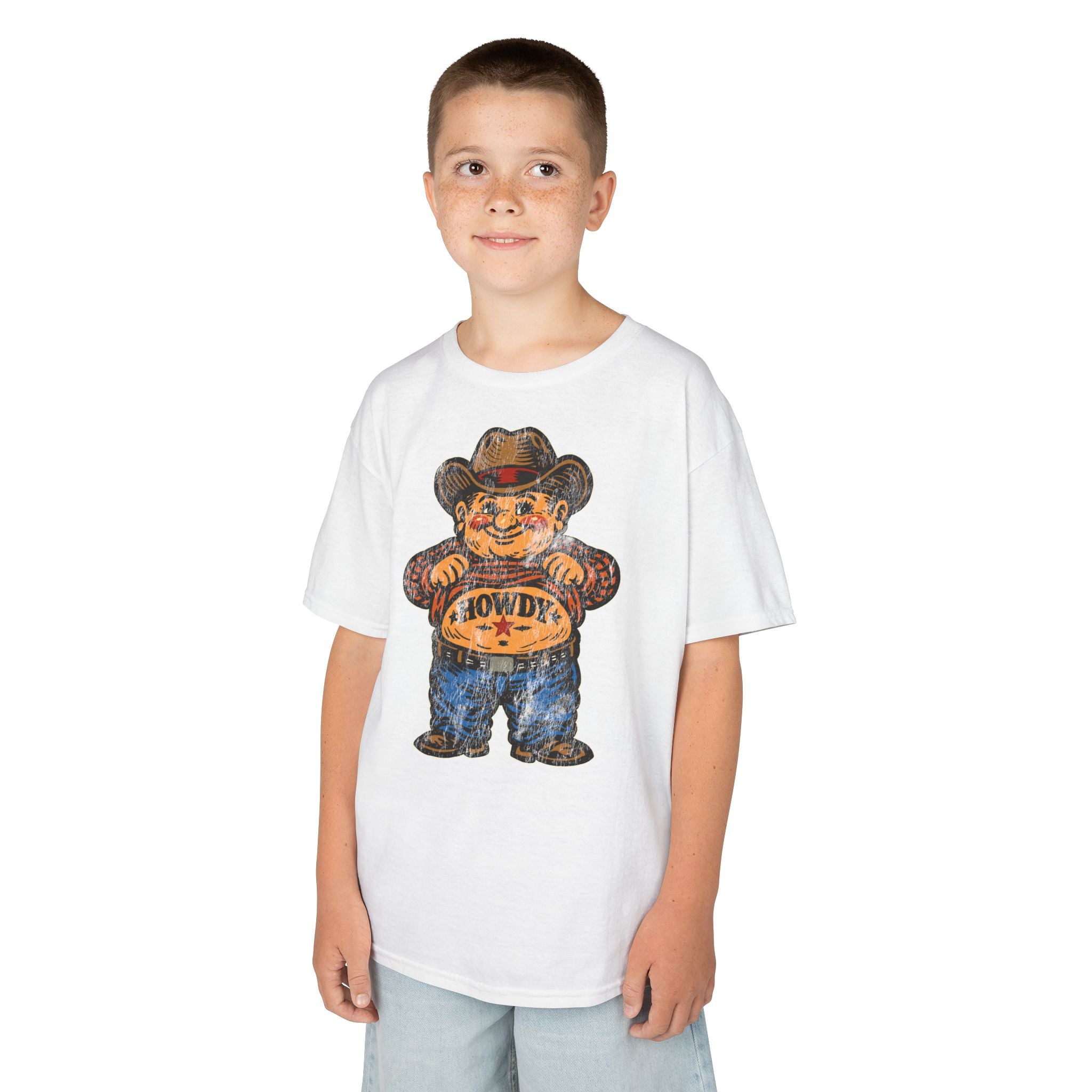 Howdy Poco Pete Kids Tee — Cowboy Graphic T-shirt