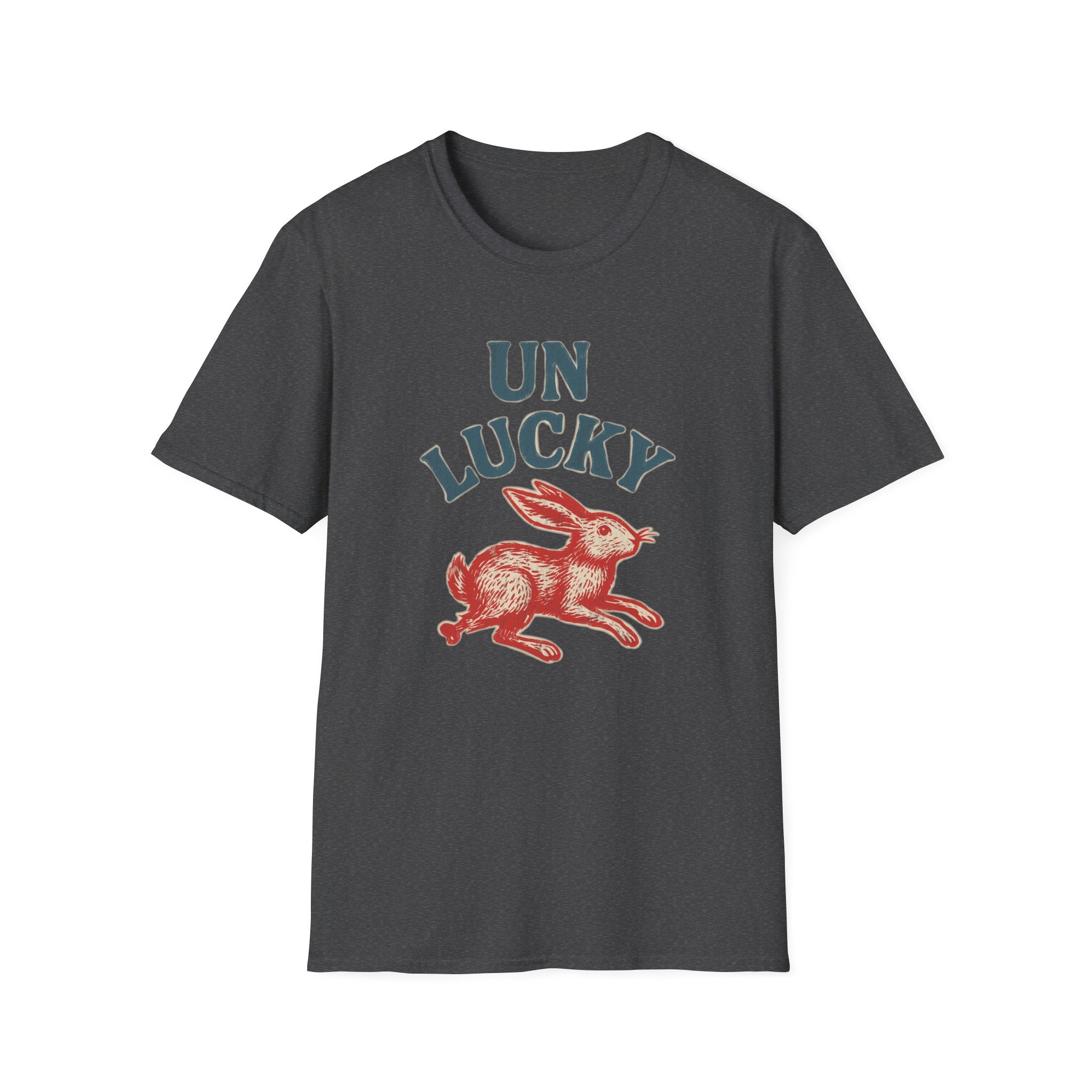 "Unlucky" Vintage Rabbit Graphic T-Shirt