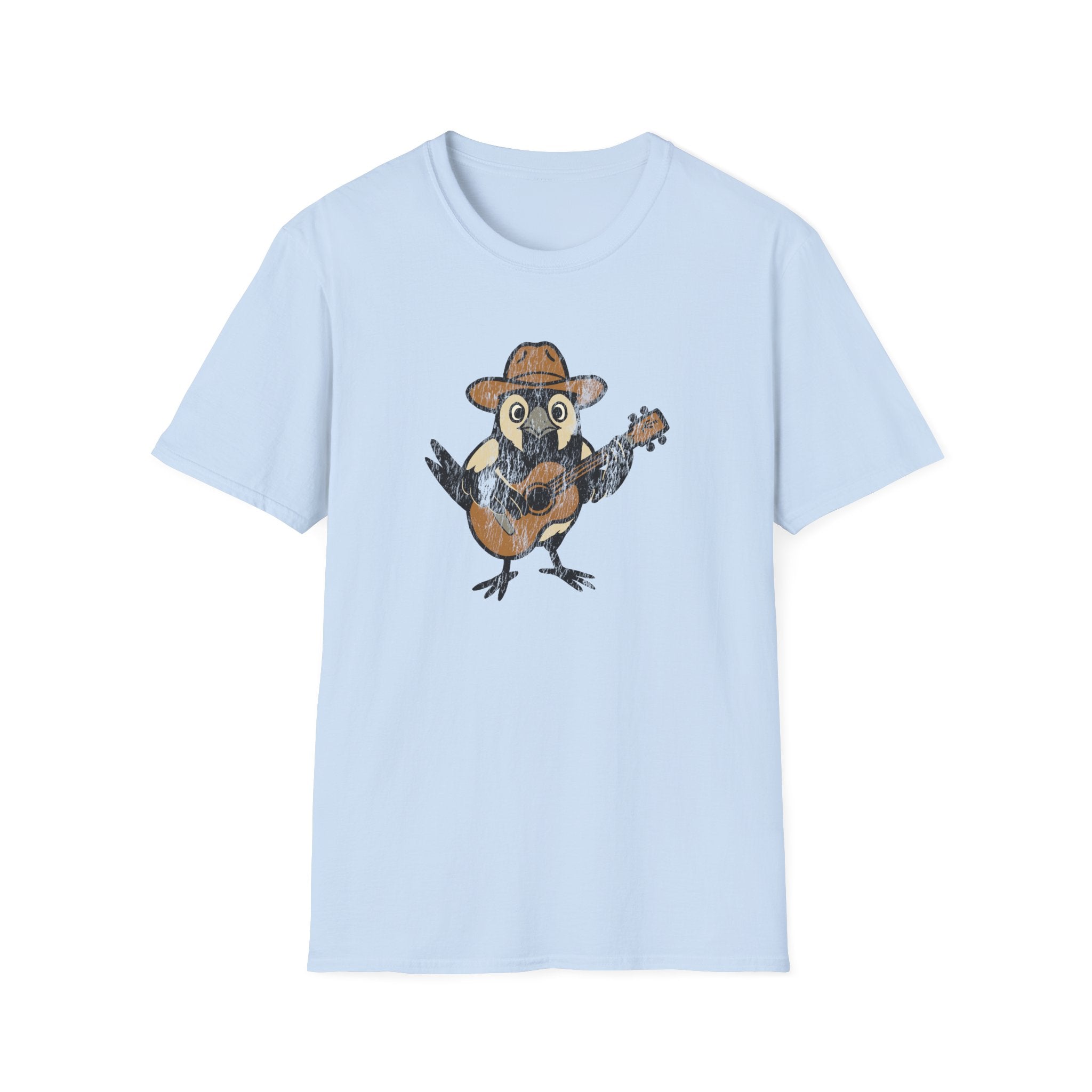 Cowpoke T-Shirt — Cute Cowboy Magpie Playing Guitar Tee