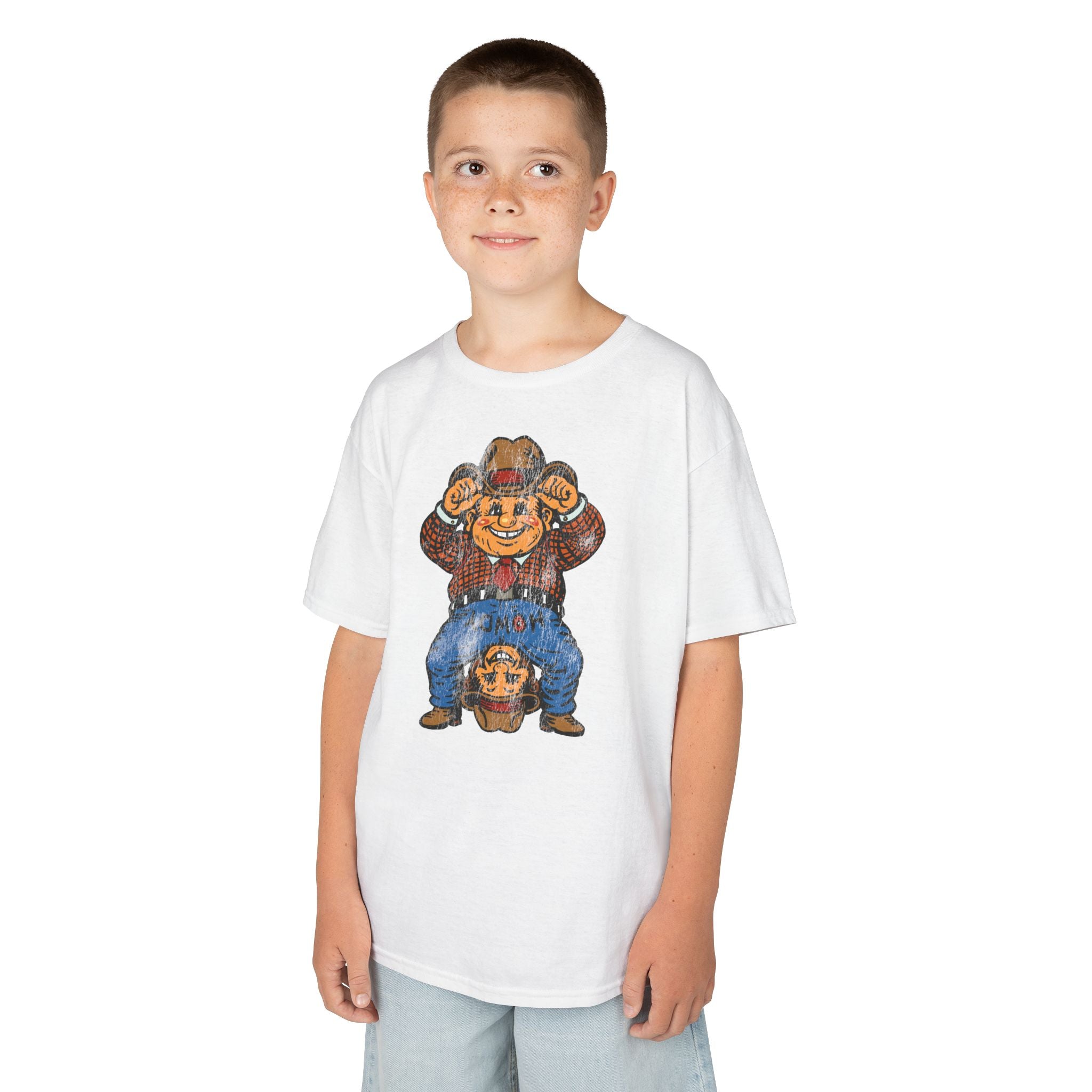 Cheeky Monkey Poco Pete Kids T‑Shirt — Cowboy Kids Tee