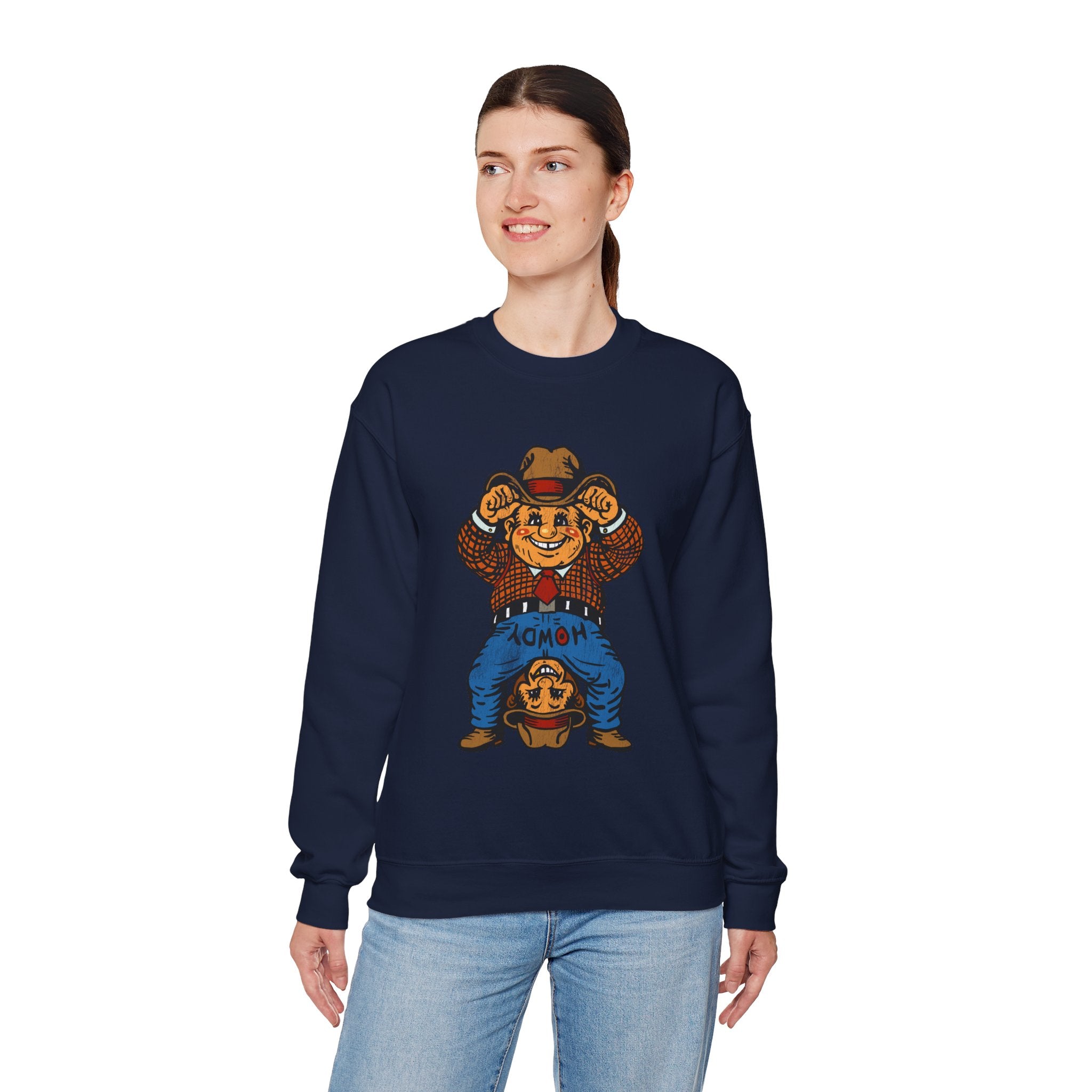Cheeky Monkey Poco Pete Sweater - Cowboy Vintage Graphic Sweatshirt