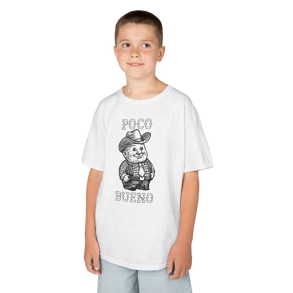 Poco  Bueno Pete Kids Tee —Cowboy Graphic Shirt
