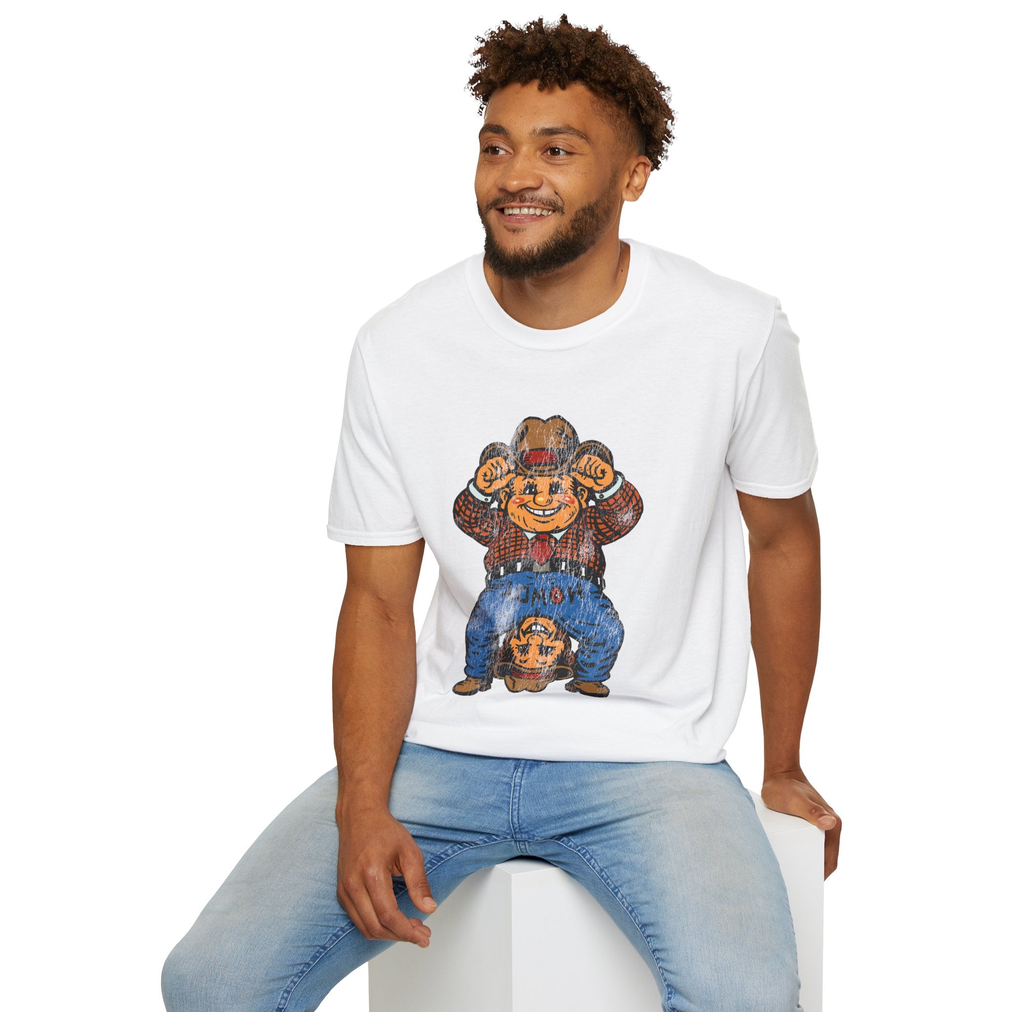 Cheeky Monkey Poco Pete T-Shirt — Retro Western Graphic Tee