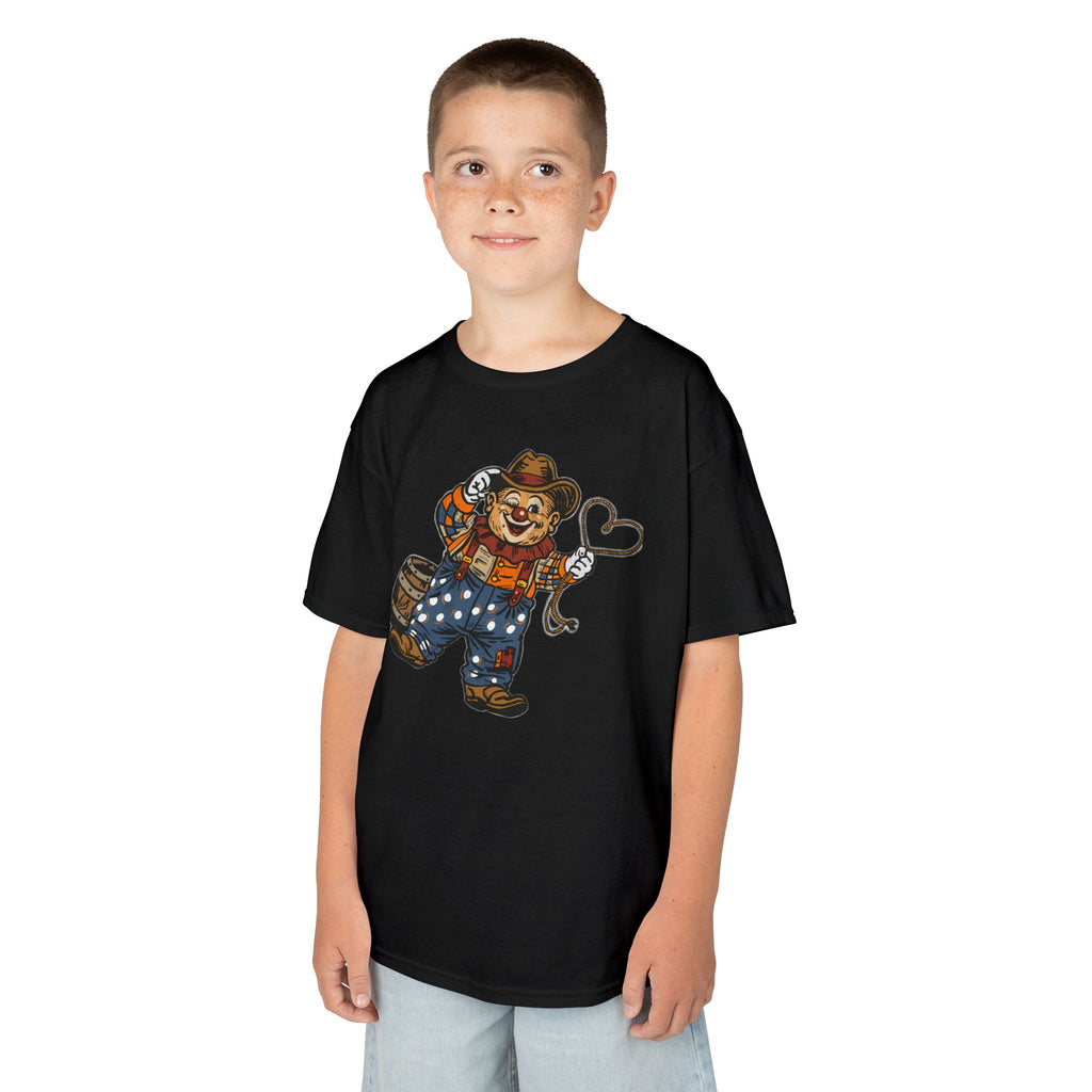 Poco Pete The Cowboy of Love Kids T‑Shirt — Retro Western Heavy Cotton Tee