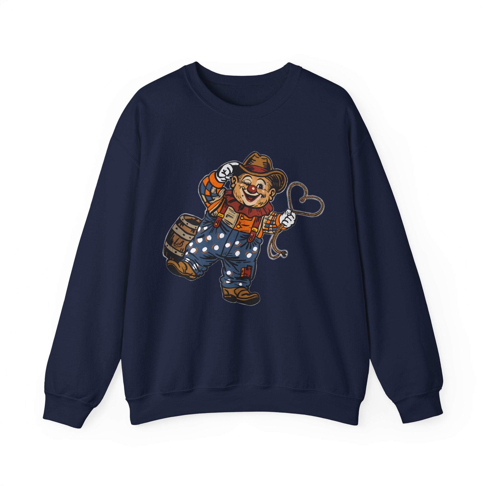 Poco Pete The Cowboy of Love Pullover — Retro Western Crewneck Sweatshirt