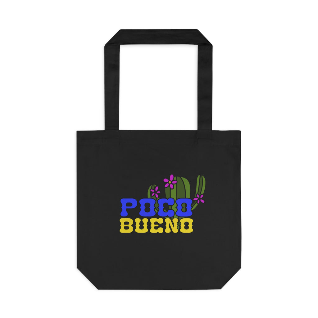 Poco Bueno Cotton Tote — Cute Cactus Floral Market Bag