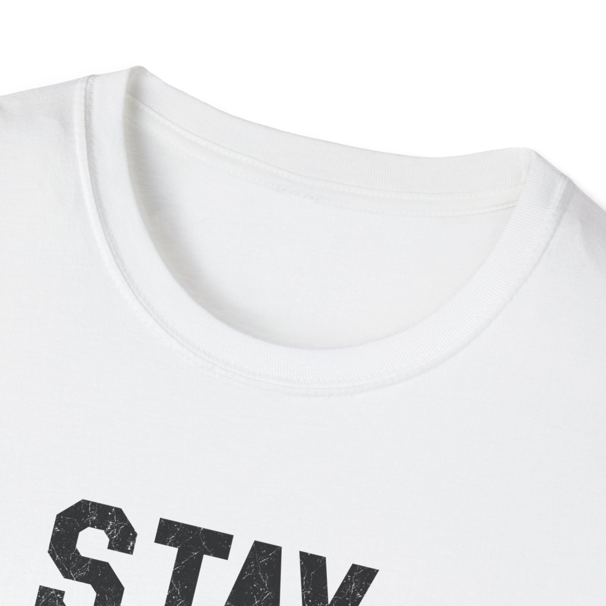 Stay Dusty T-Shirt — Retro Block Letter Graphic Tee