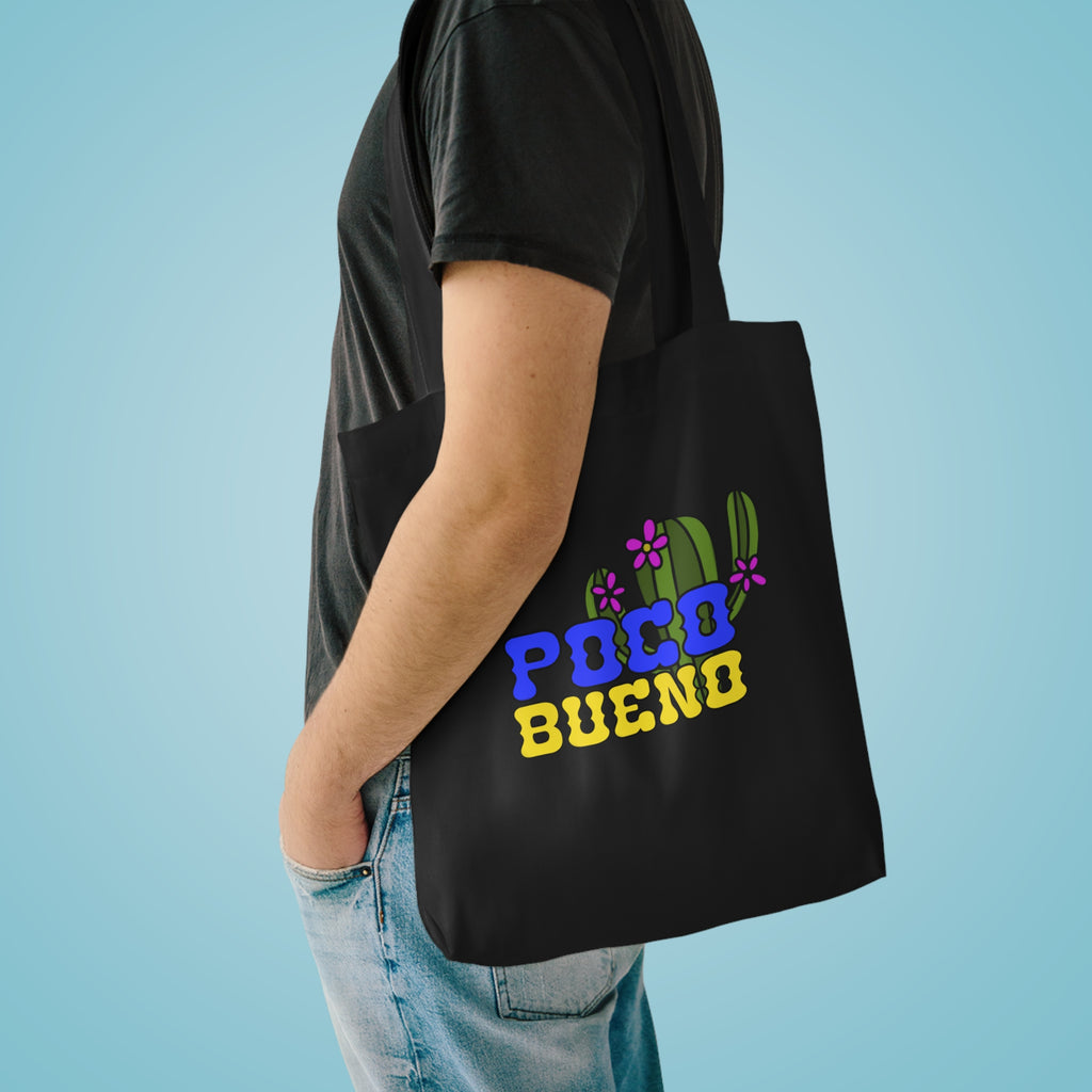 Poco Bueno Cotton Tote — Cute Cactus Floral Market Bag