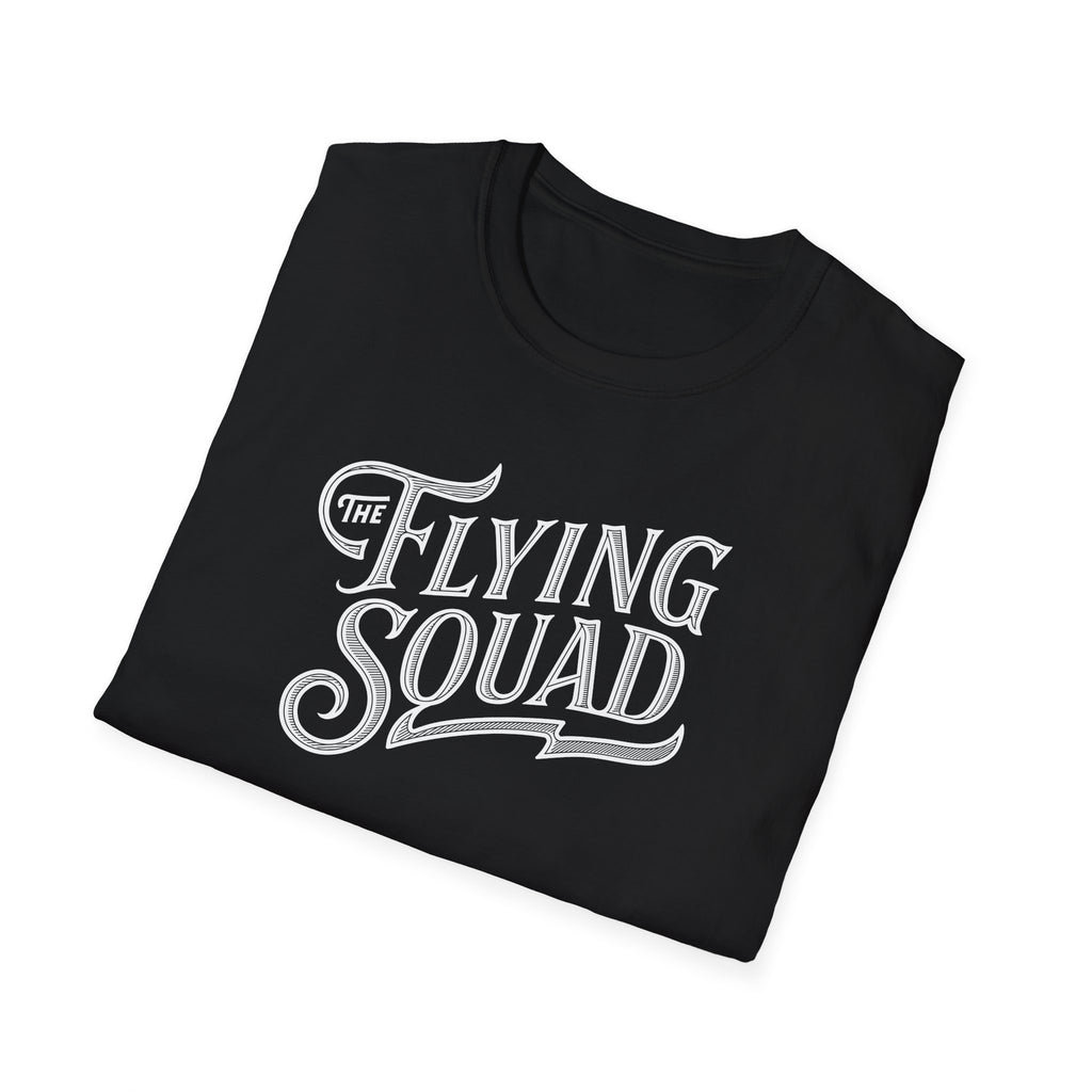 Flying Squad Tee — Retro Script Graphic T-Shirt | Band Merch Australia