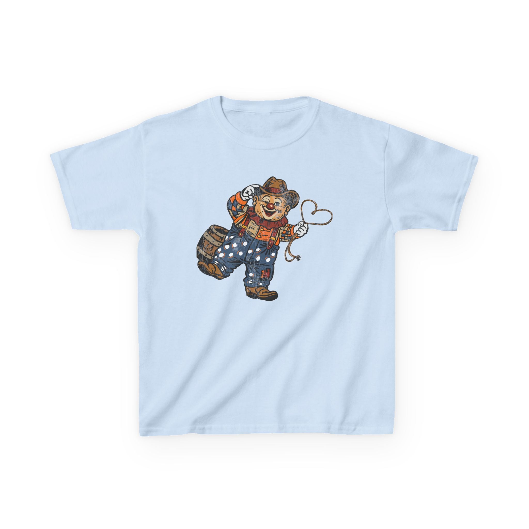 Poco Pete The Cowboy of Love Kids T‑Shirt — Retro Western Heavy Cotton Tee