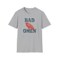 Bad Omen T-Shirt — Vintage Raven Graphic Tee for Goth & Alternative Style