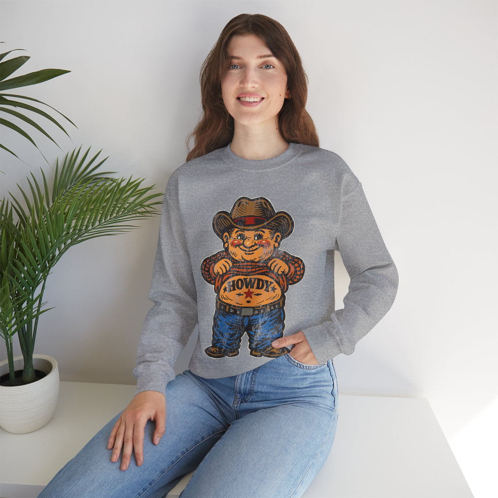 Howdy Poco Pete Sweatshirt - Vintage Western Graphic Crewneck