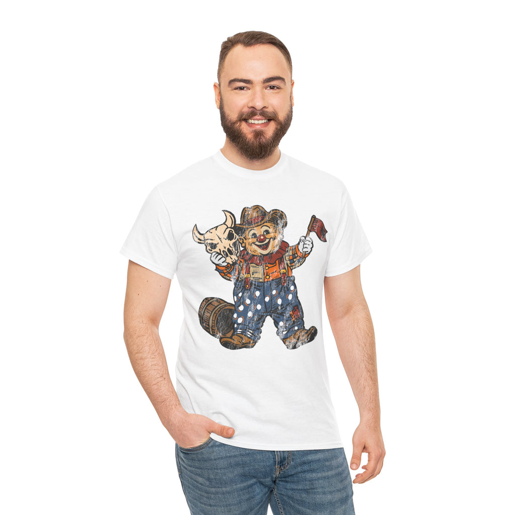Poco Pete "Just a Clown" T‑Shirt — Retro Western Heavy Cotton Tee