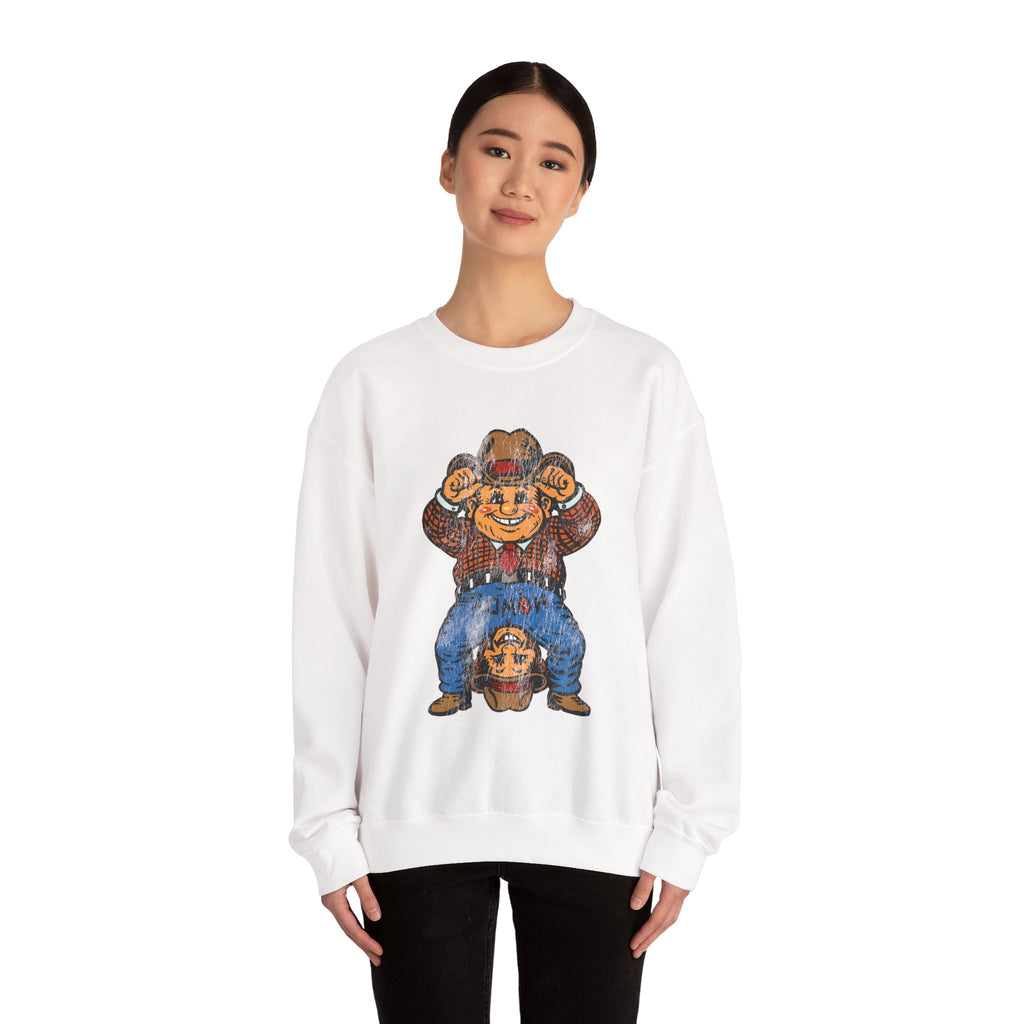 Cheeky Monkey Poco Pete Sweater - Cowboy Vintage Graphic Sweatshirt