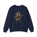 Cowpoke Sweatshirt— Cute Cowboy Magpie Playing Guitar Sweater