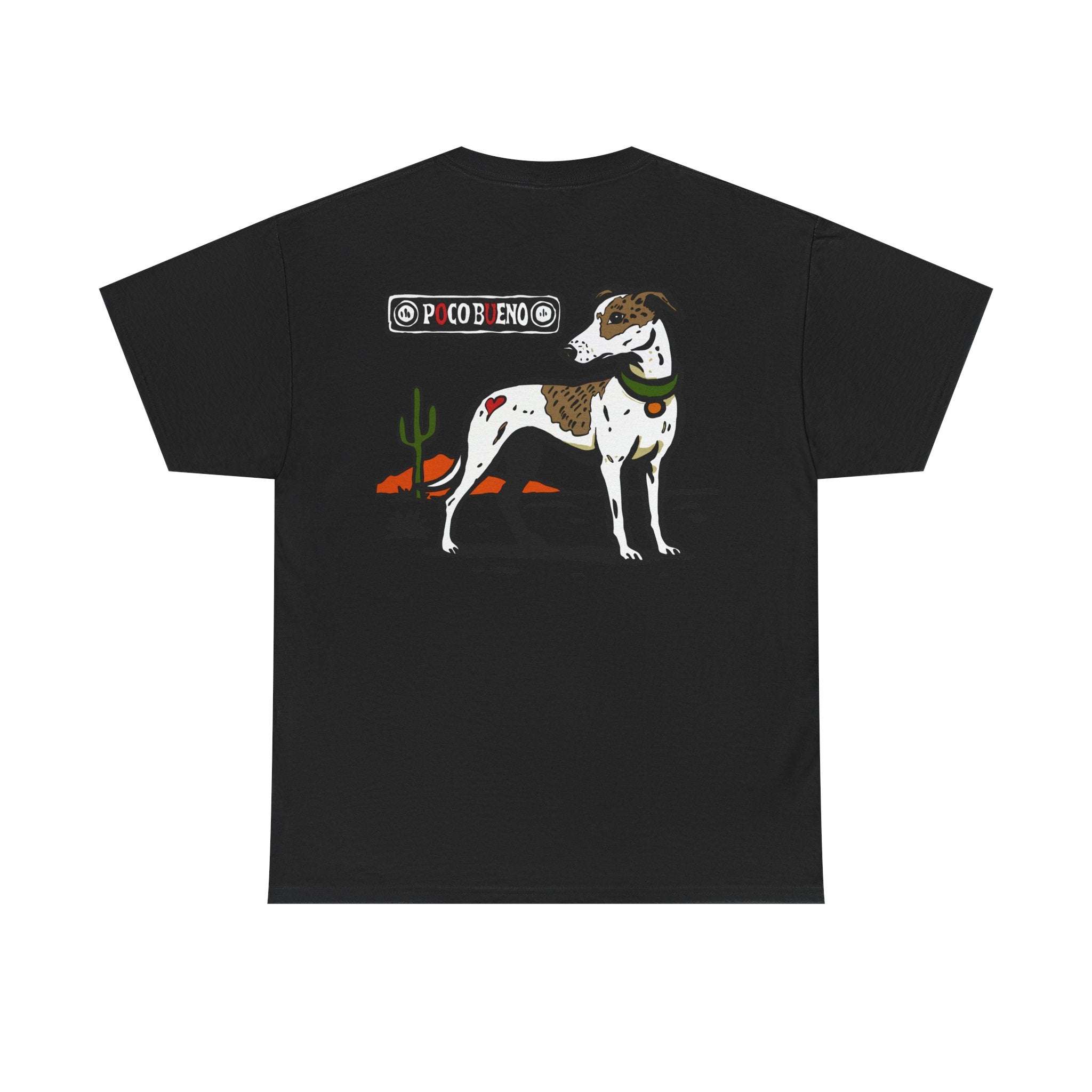Fox The Greyhound Desert Graphic Tee — Dog Illustration T-Shirt