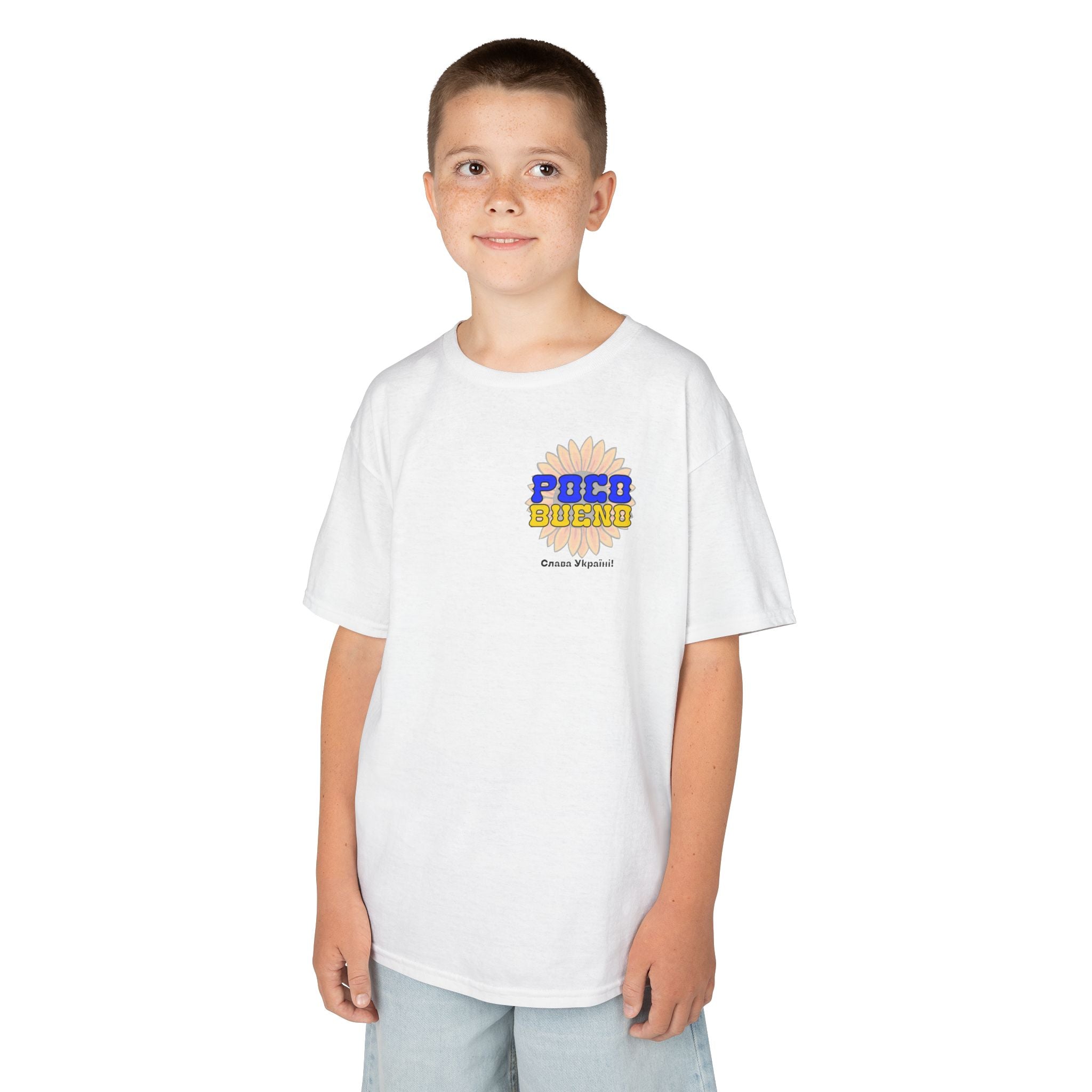 Sunflowers of Freedom — Glory to Ukraine Graphic Kids T-Shirt