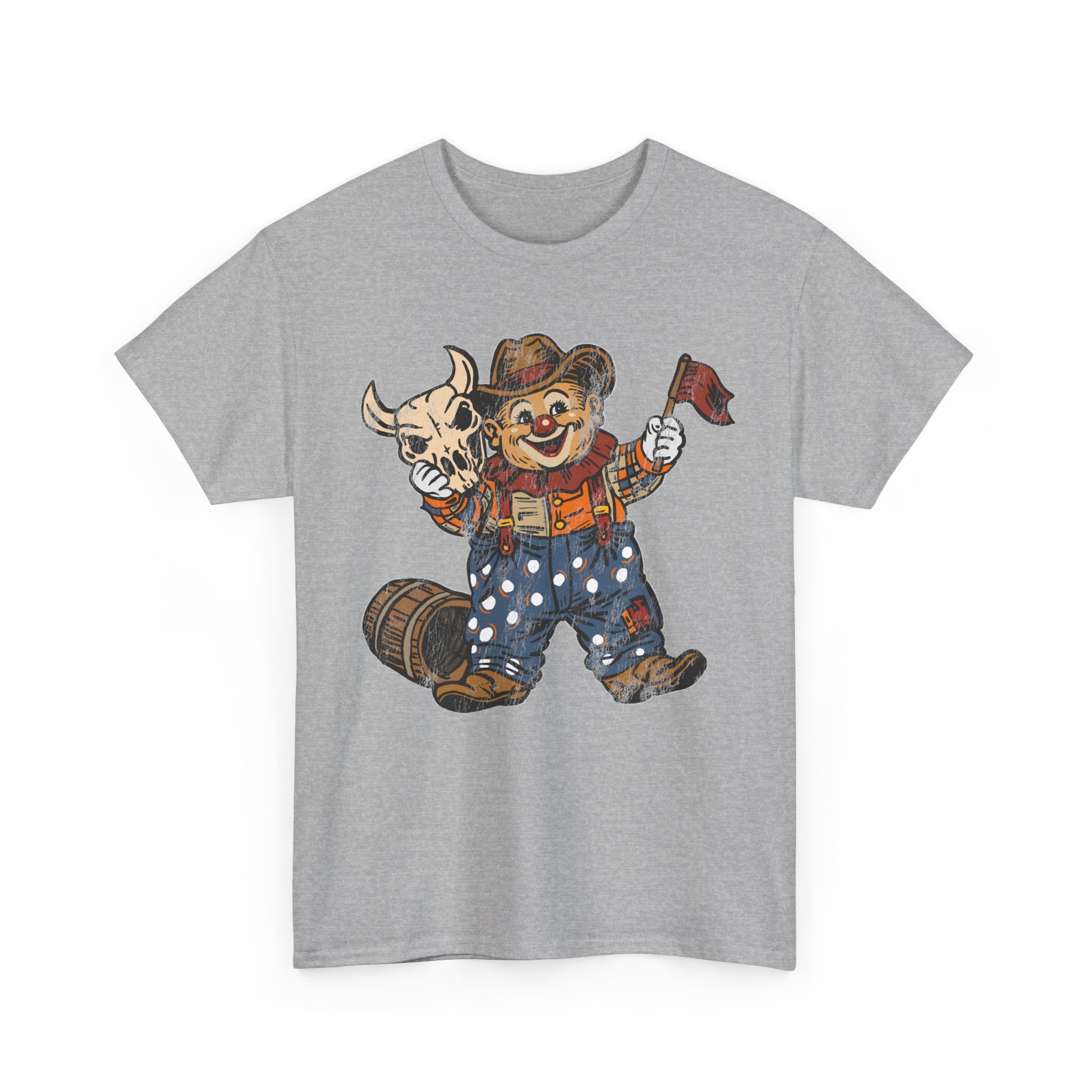 Poco Pete "Just a Clown" T‑Shirt — Retro Western Heavy Cotton Tee