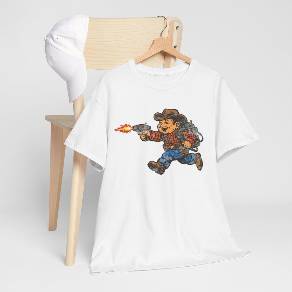 Poco Pete The Space Cowboy T‑Shirt — Retro Western Heavy Cotton Tee