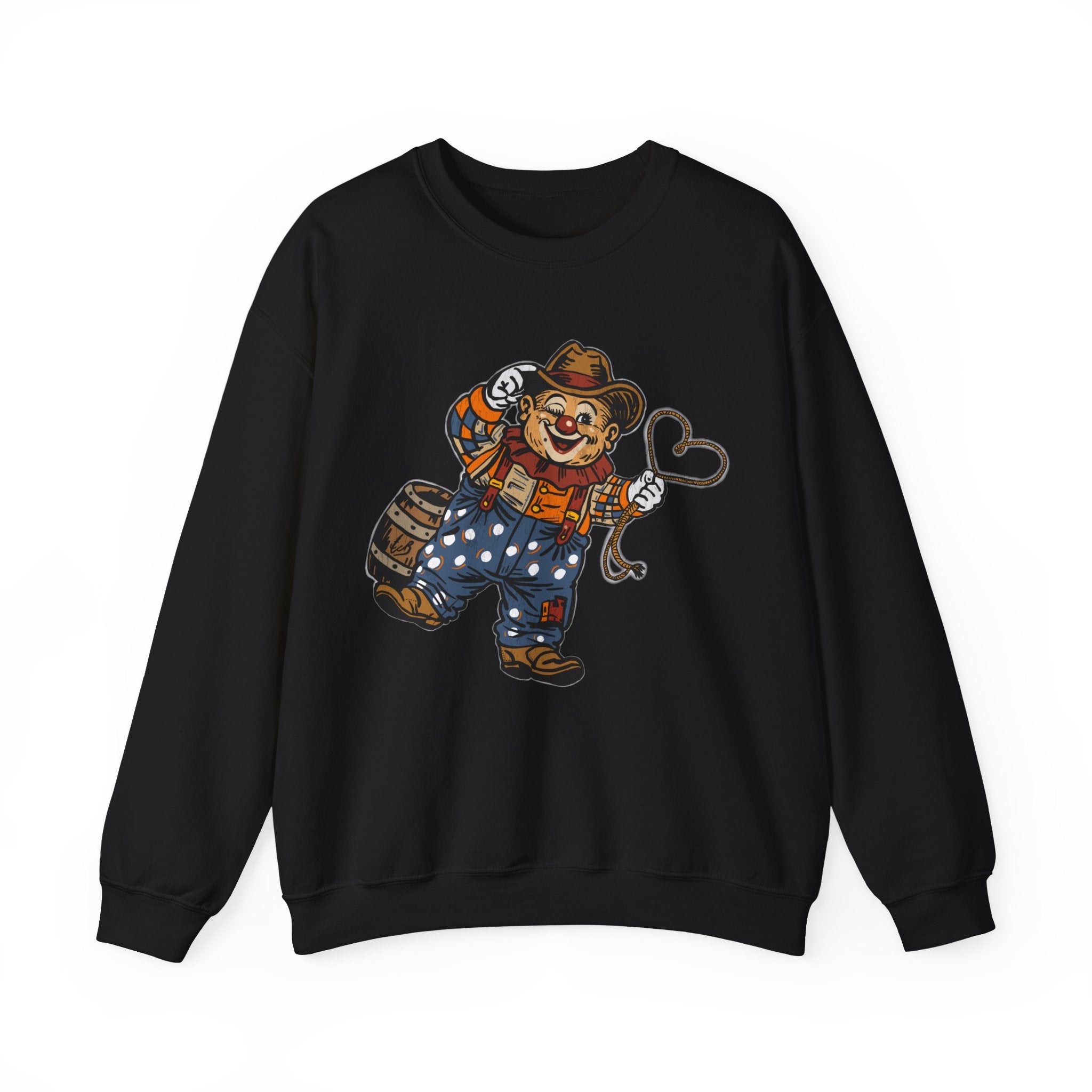 Poco Pete The Cowboy of Love Pullover — Retro Western Crewneck Sweatshirt