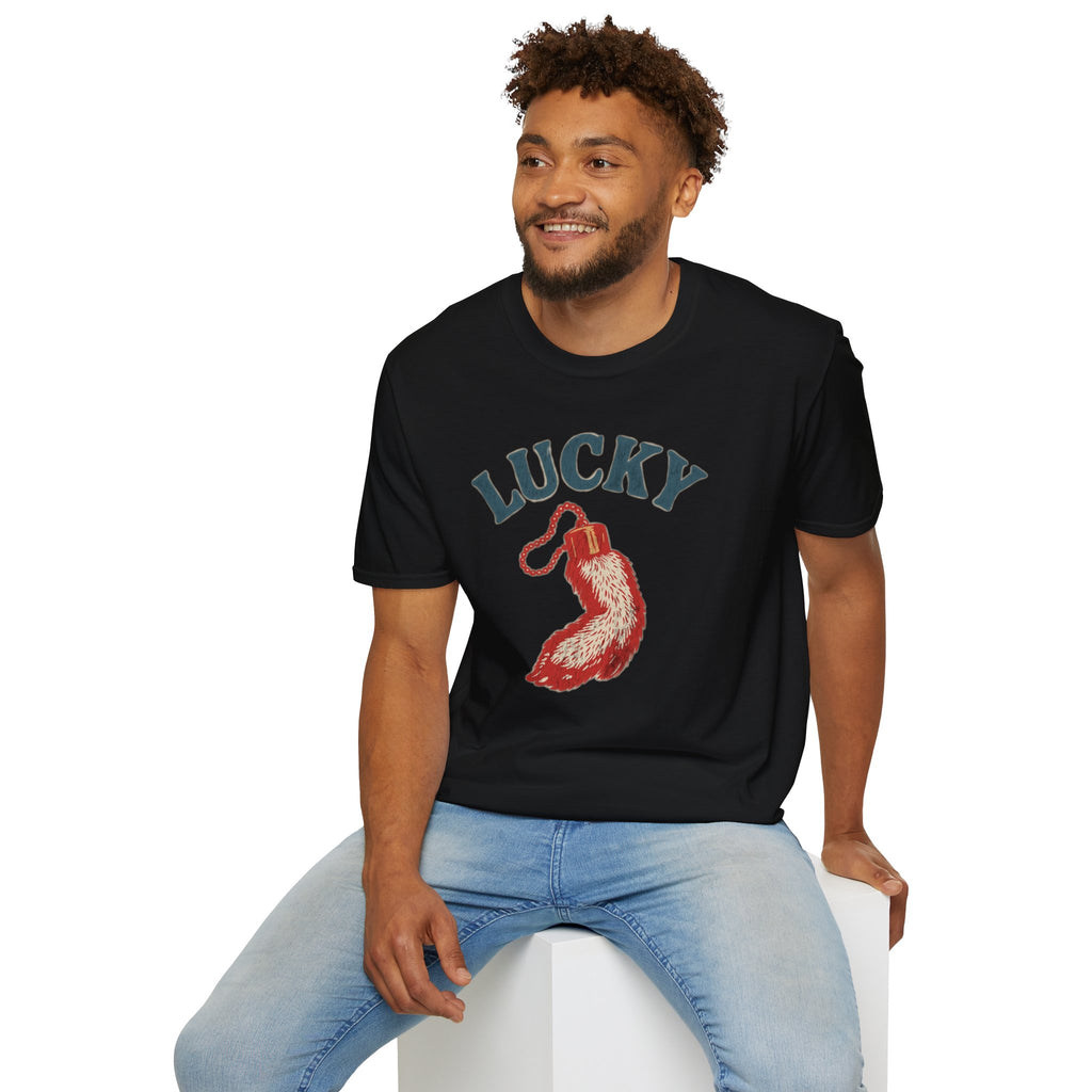 "Lucky" Vintage Rabbit Graphic T-Shirt