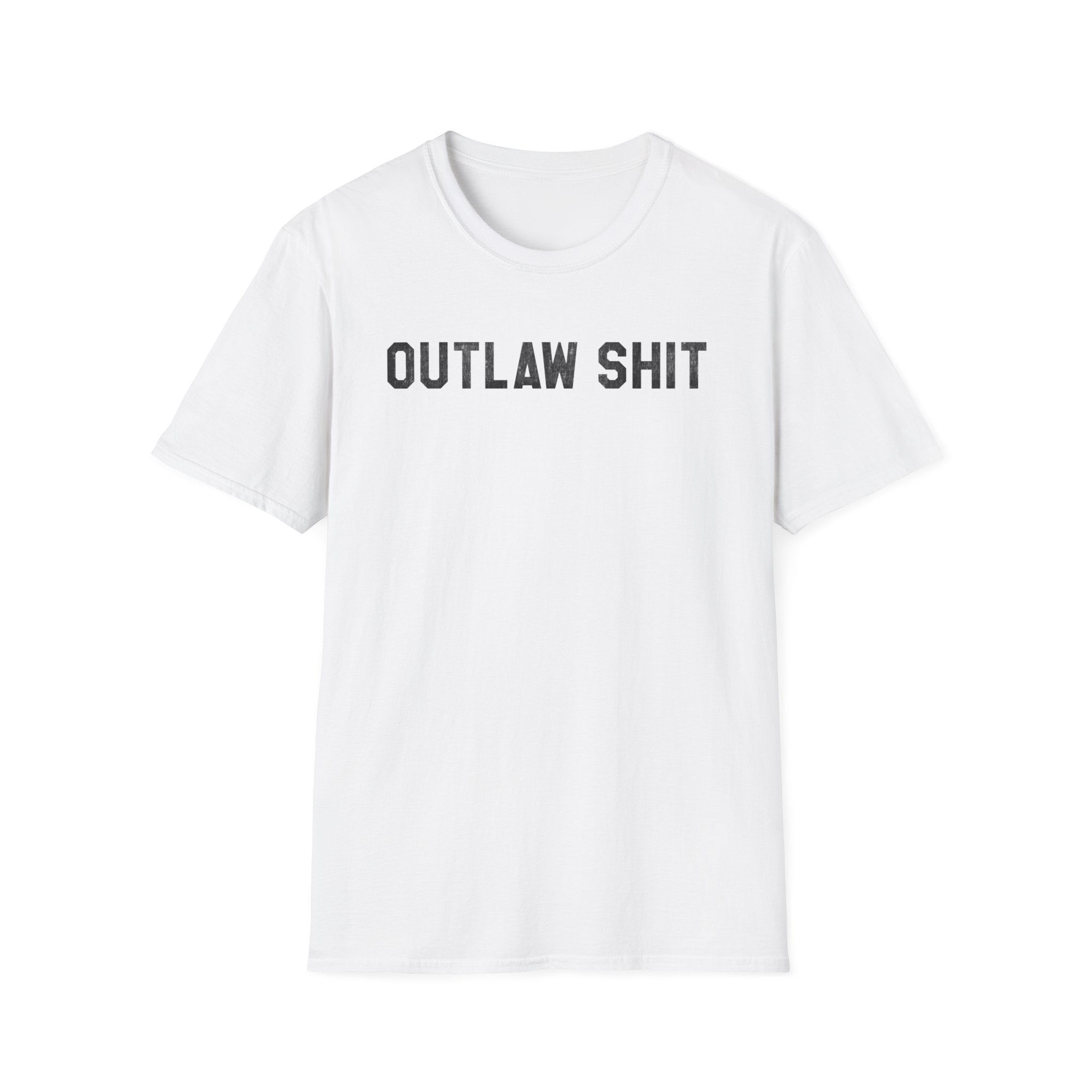Outlaw Shit Graphic T-Shirt — Bold Western Attitude Tee