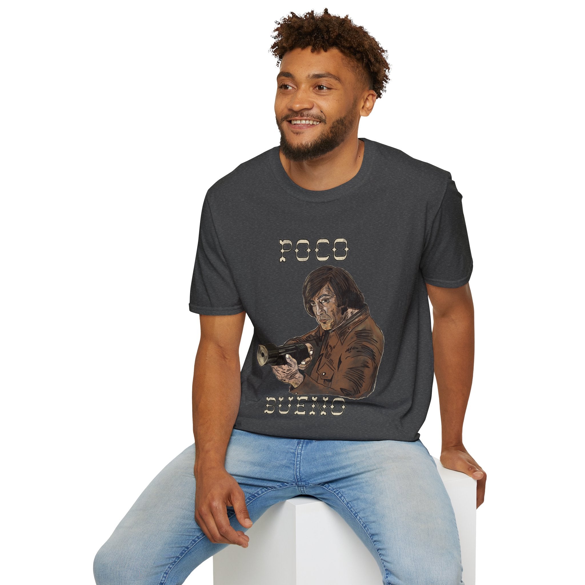 No Country For Old Men Graphic T-Shirt — Anton Vintage Western Rancher Tee