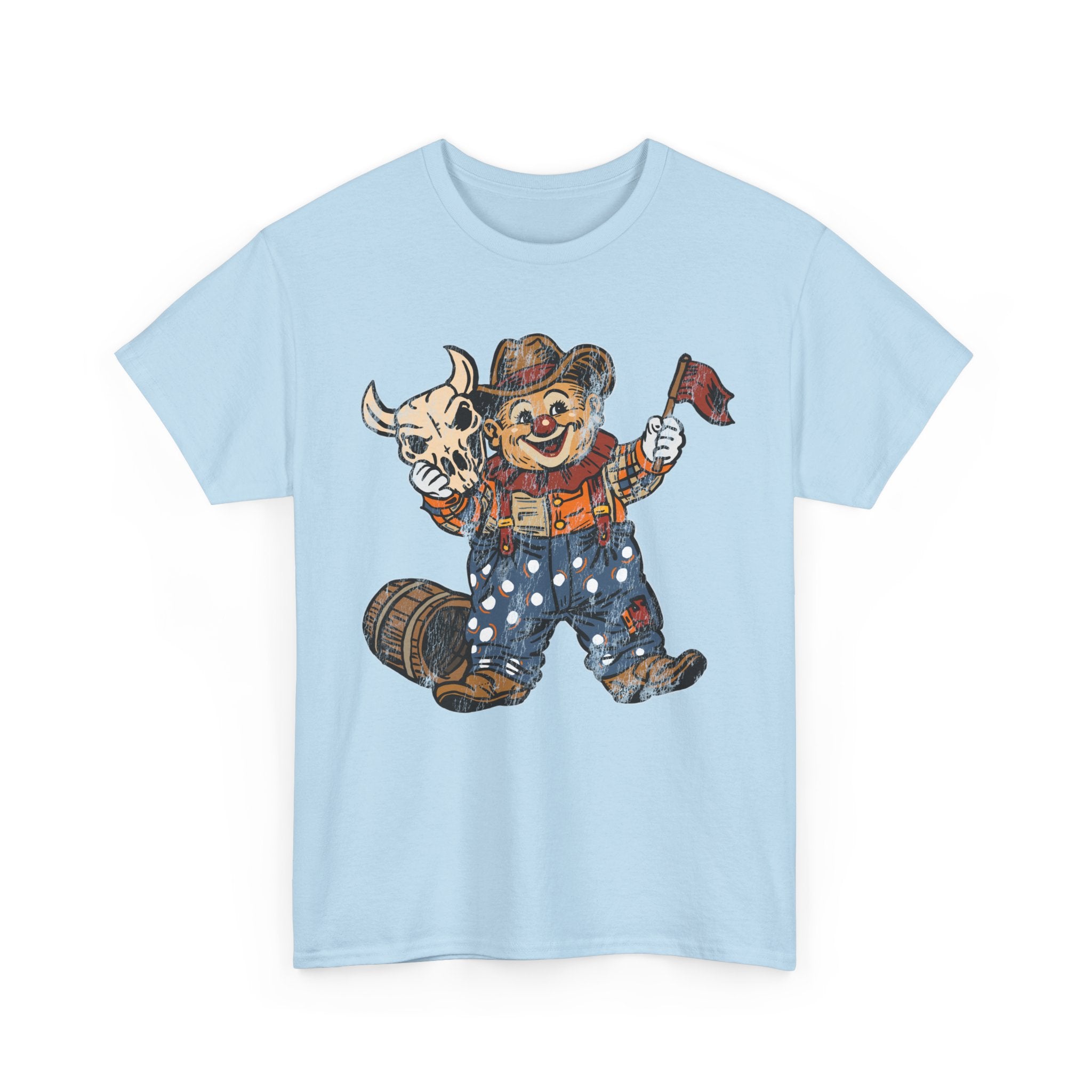 Poco Pete "Just a Clown" T‑Shirt — Retro Western Heavy Cotton Tee