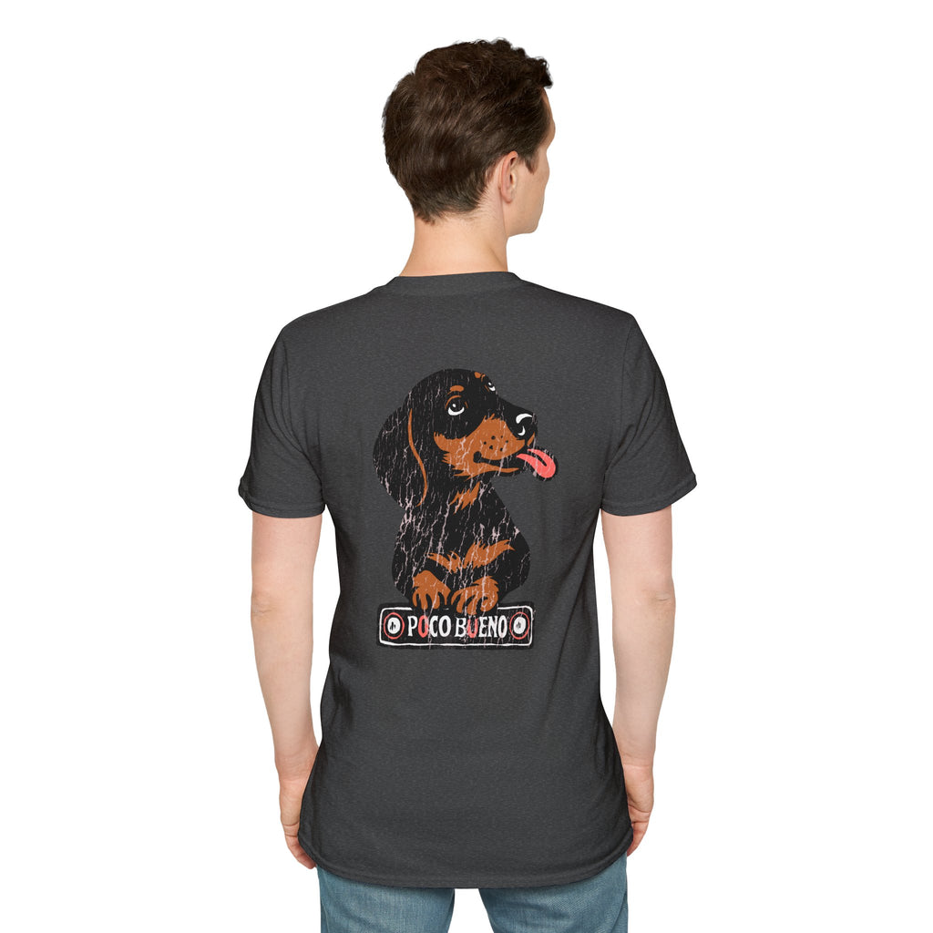 Waylon The Dachshund Graphic T-Shirt — 'Poco Bueno' Cute Dog Vintage Tee