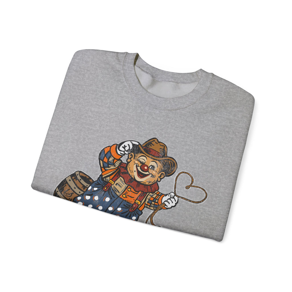 Poco Pete The Cowboy of Love Pullover — Retro Western Crewneck Sweatshirt