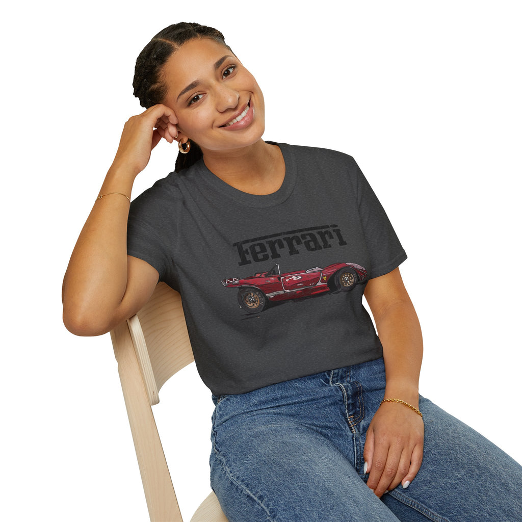 Ferrari Vintage Sketch Graphic T-Shirt